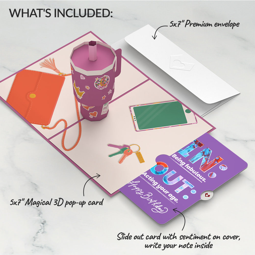 Mom Era Tumbler Birthday Pop-Up Card and IN & OUT Sentiment Set、mySite、solidvoid