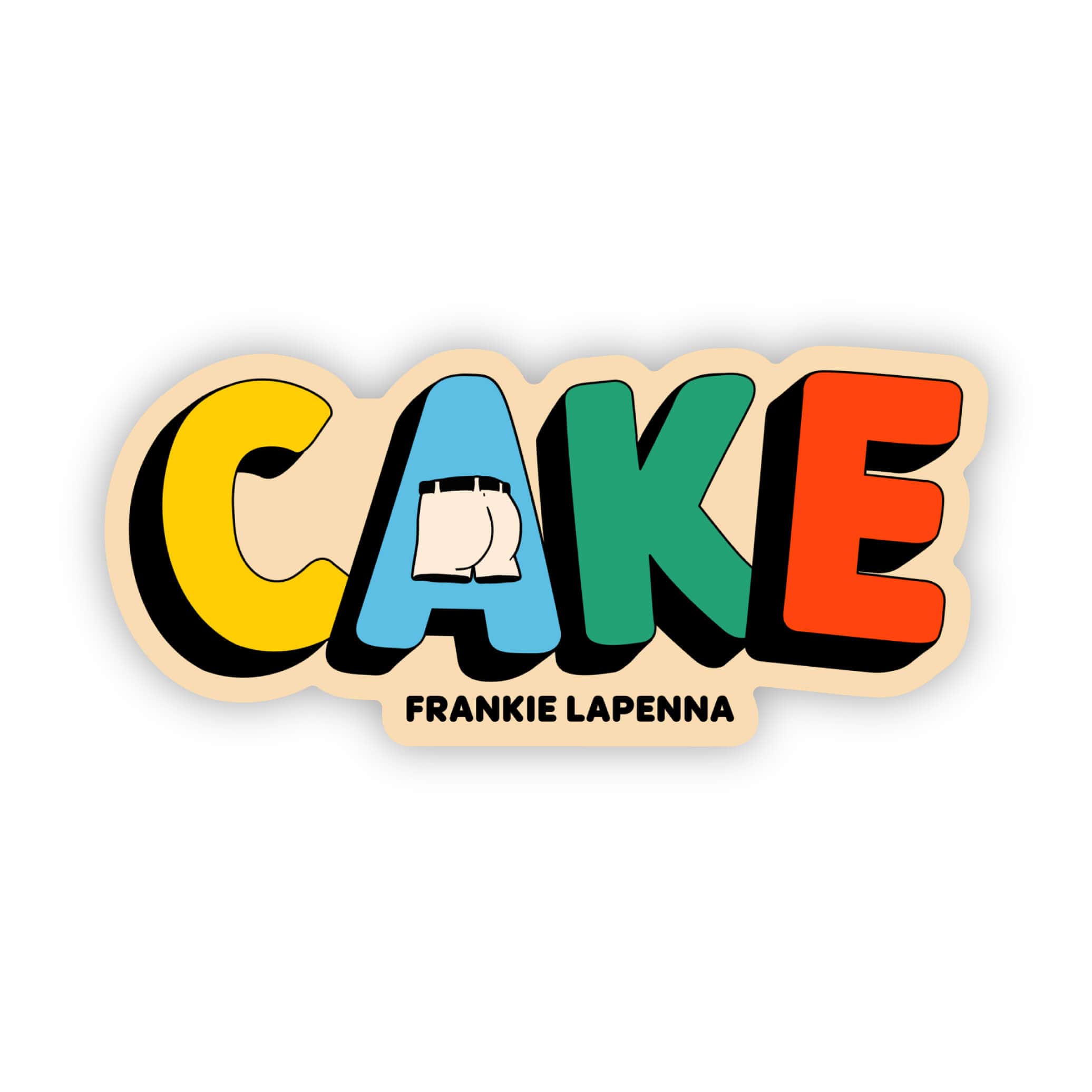 Cake Frankie Lapenna Sticker、mySite、ghnorth