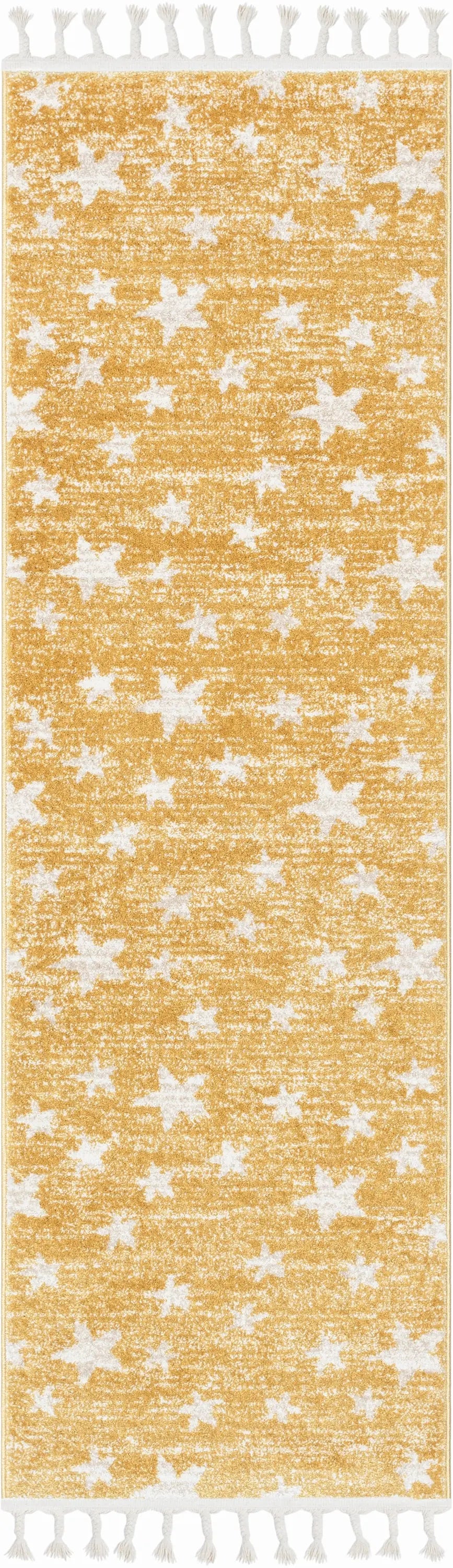 Stars Modern Geometric Yellow Kids Rug、mySite、gigharbornorthrealestate