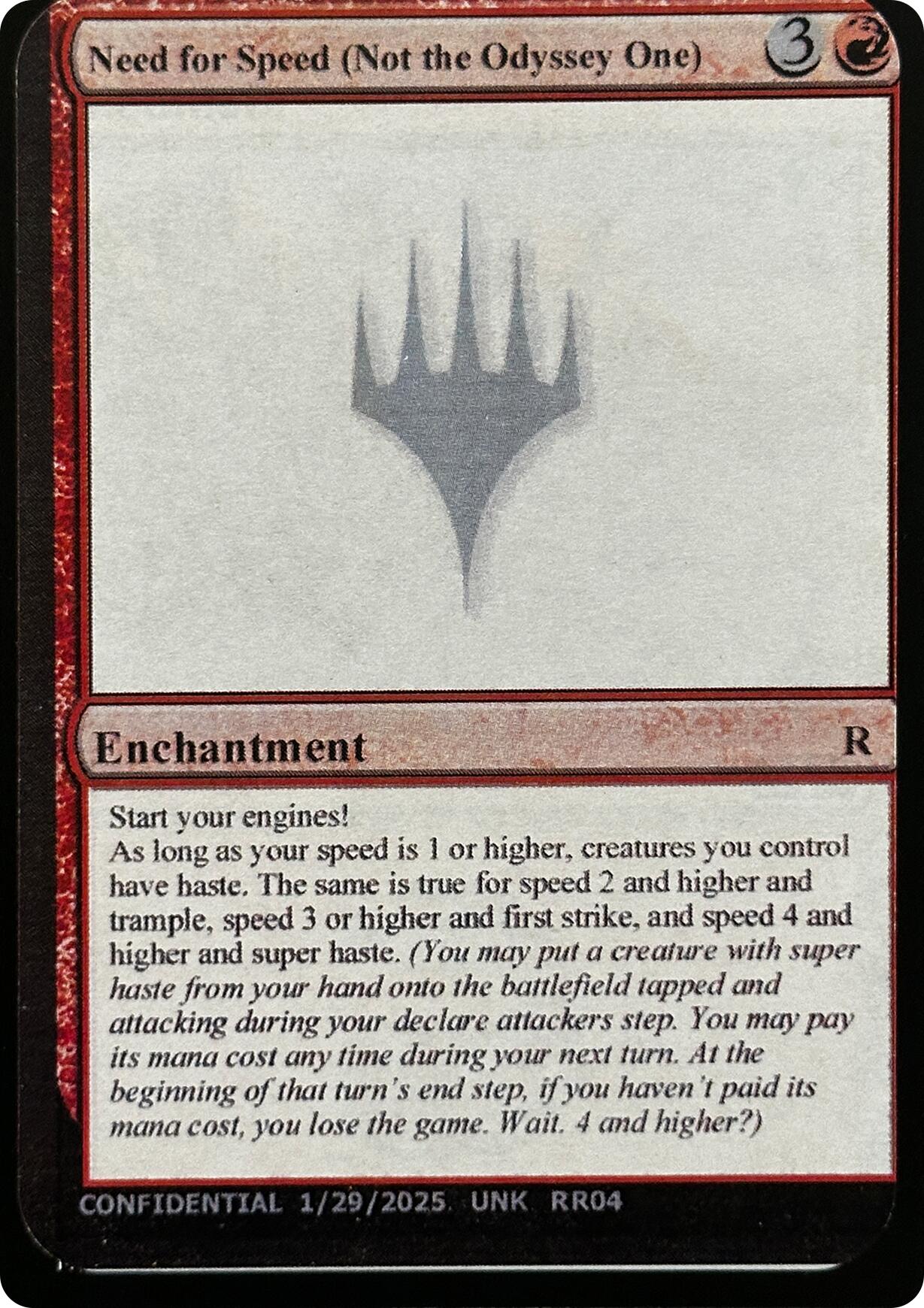 Need for Speed (Not the Odyssey One) Unknown Event、mySite、waistdrama