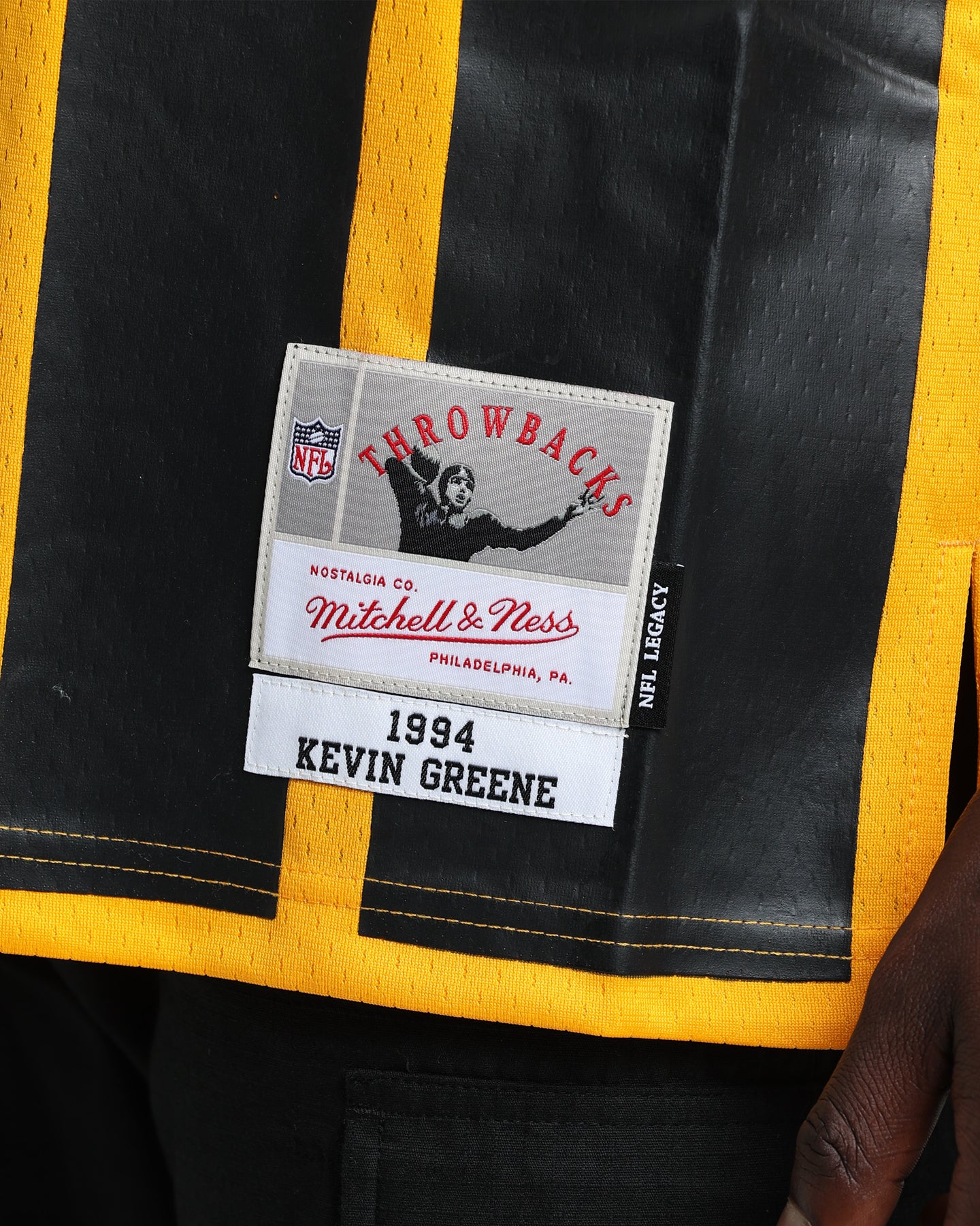 Mitchell & Ness Pittsburgh Steelers Kevin Greene #91 '94-'95 Legacy Jersey Gold、mySite、zt4zffjzw
