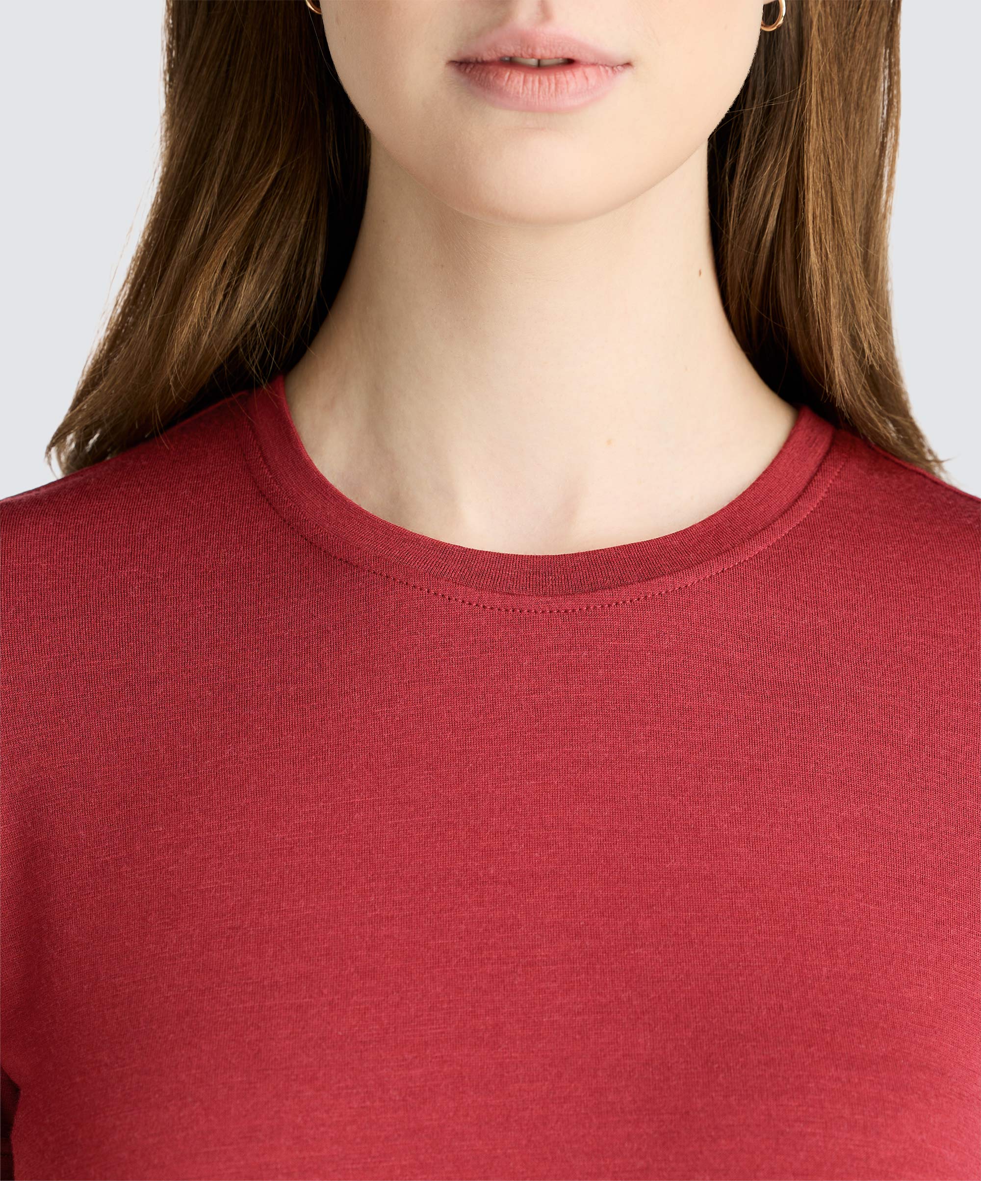 Women's Merino Crew Neck T-Shirt、mySite、noshort