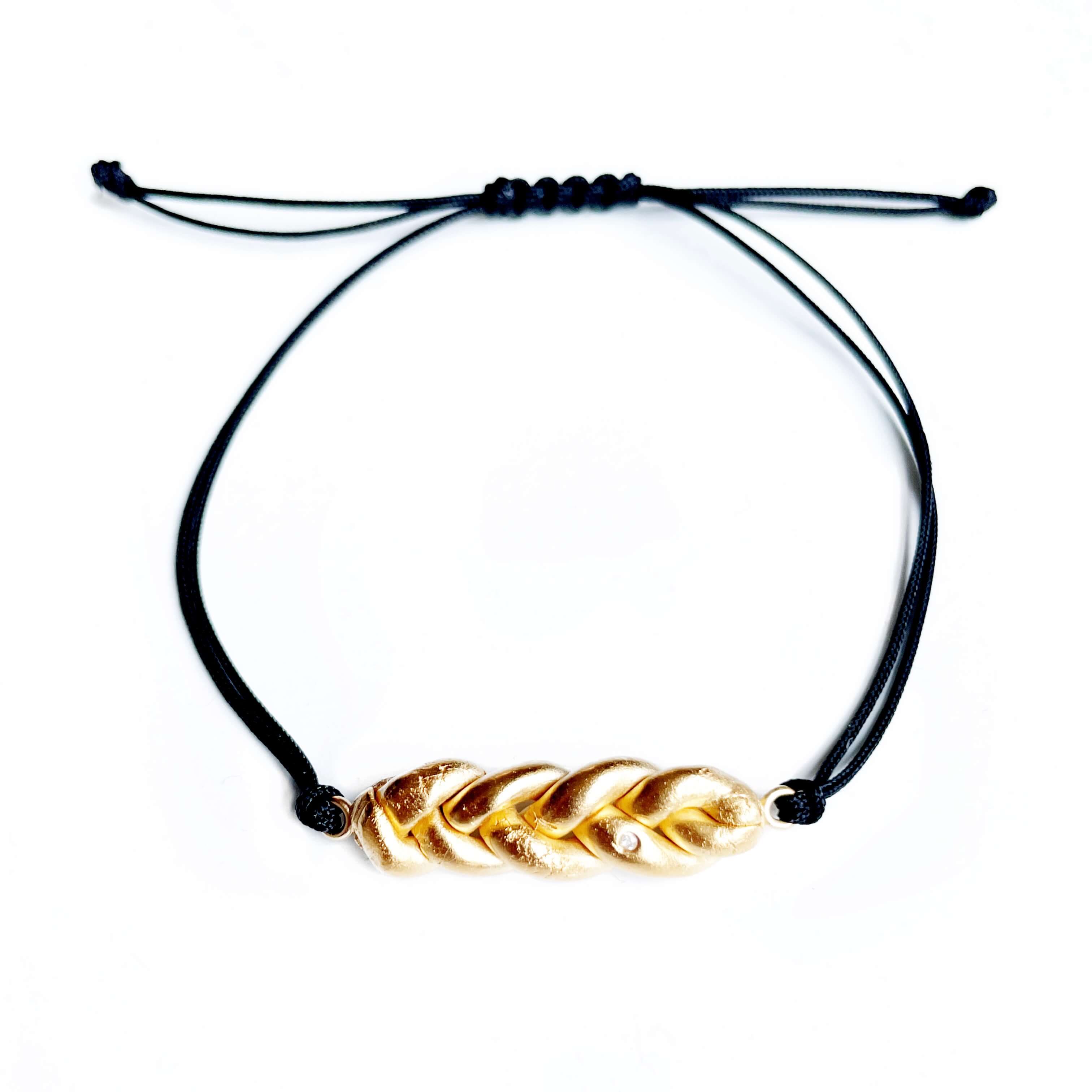 Challah Pendant Bracelet - 24k Gold Vermeil、mySite、topwebapps