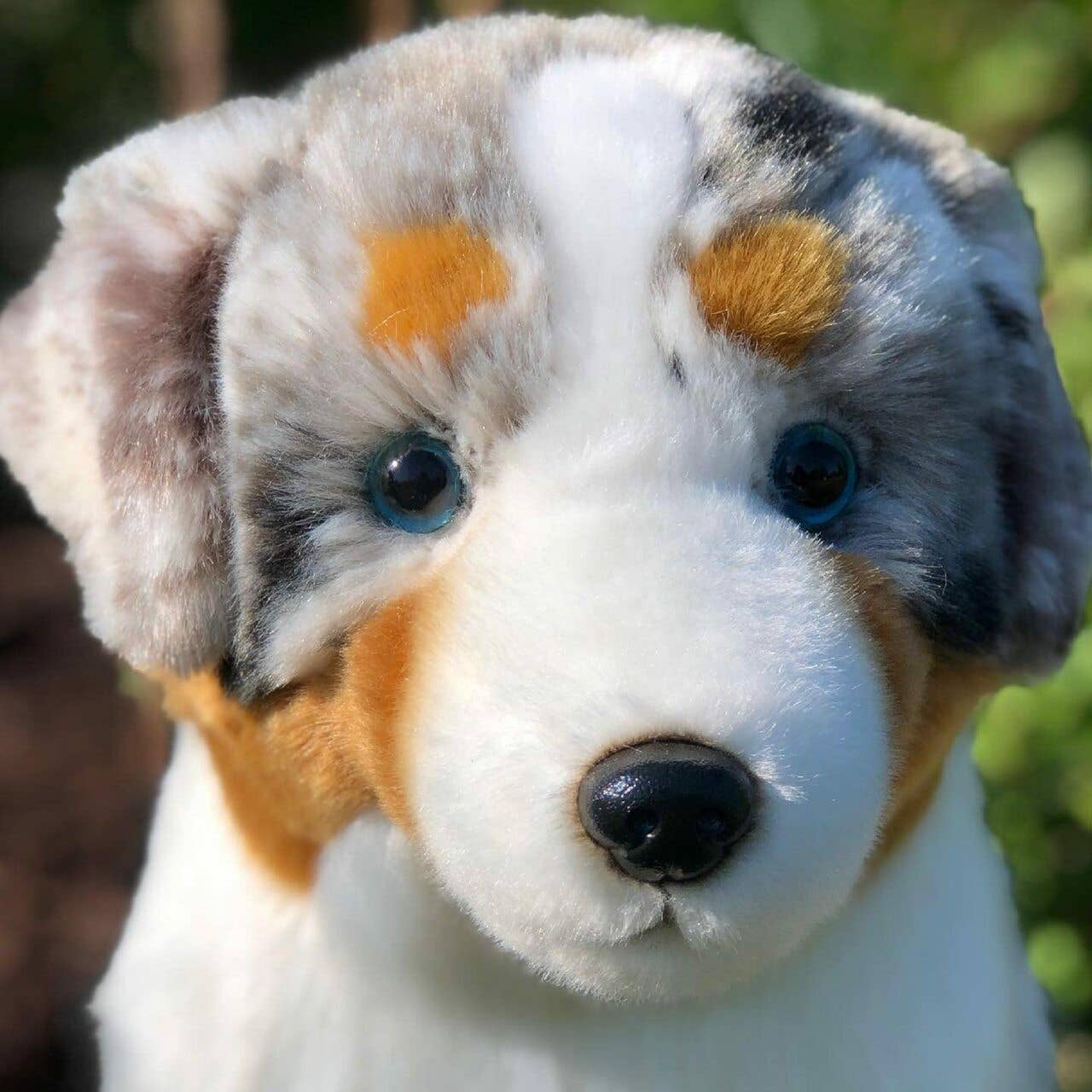 PLUSH Large Blue Merle Australian Shepherd、mySite、g9winljtr