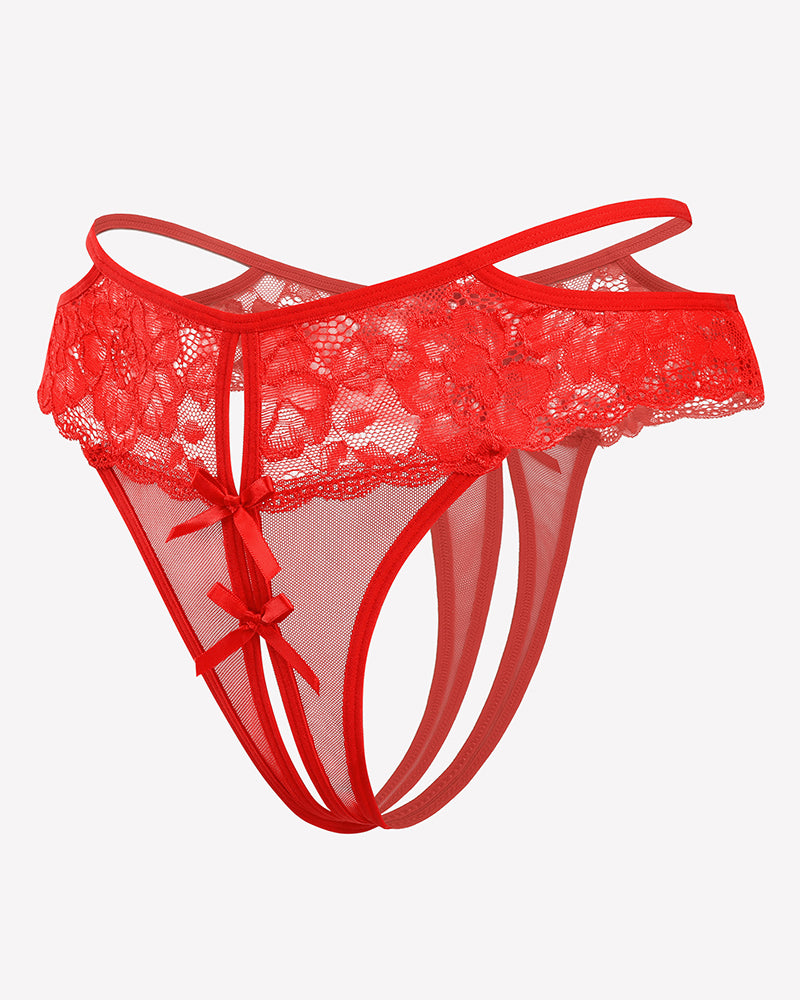 Lace Cheeky Mesh Hollow Thongs、mySite、bengalsvssteelers
