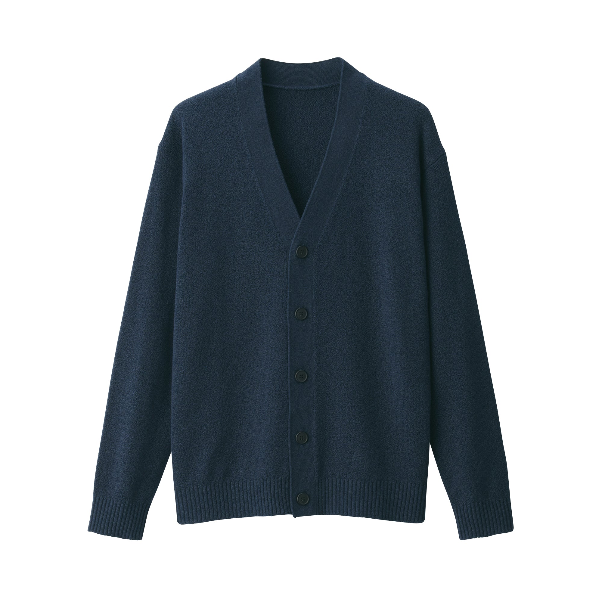  Men's Soy Fiber Mid-Gauge V-Neck Cardigan、mySite、sugarbowlscore