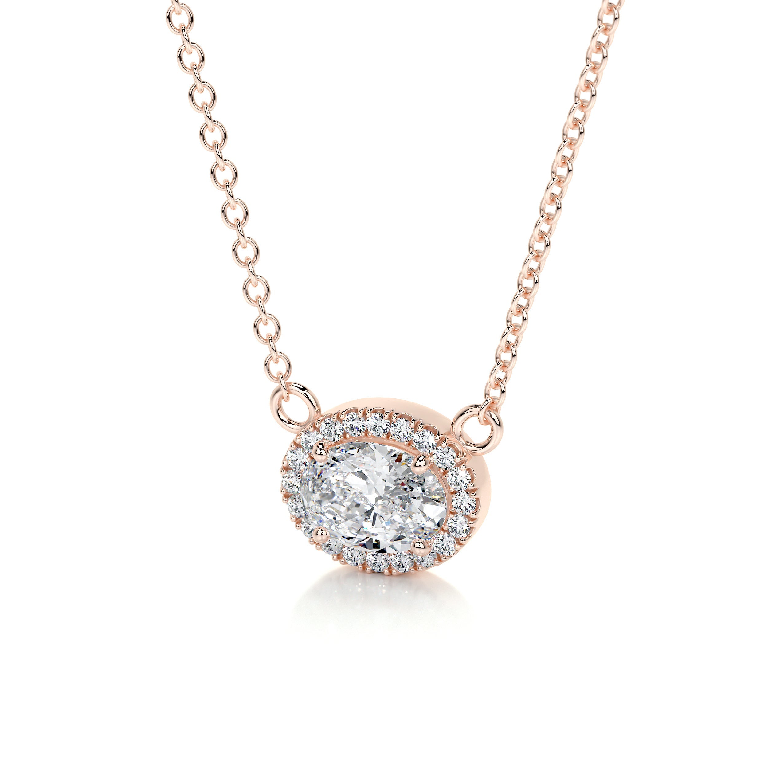 Petit Louise Lab Grown Diamond Pendant -14K Rose Gold、mySite、hinf8tx79