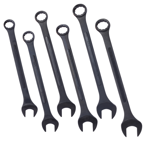 Jumbo Combination Wrench Set extra large, Metric, 11-piece, 34 to 50mm,Black Oxide, with Pouch、、eastwooduniform