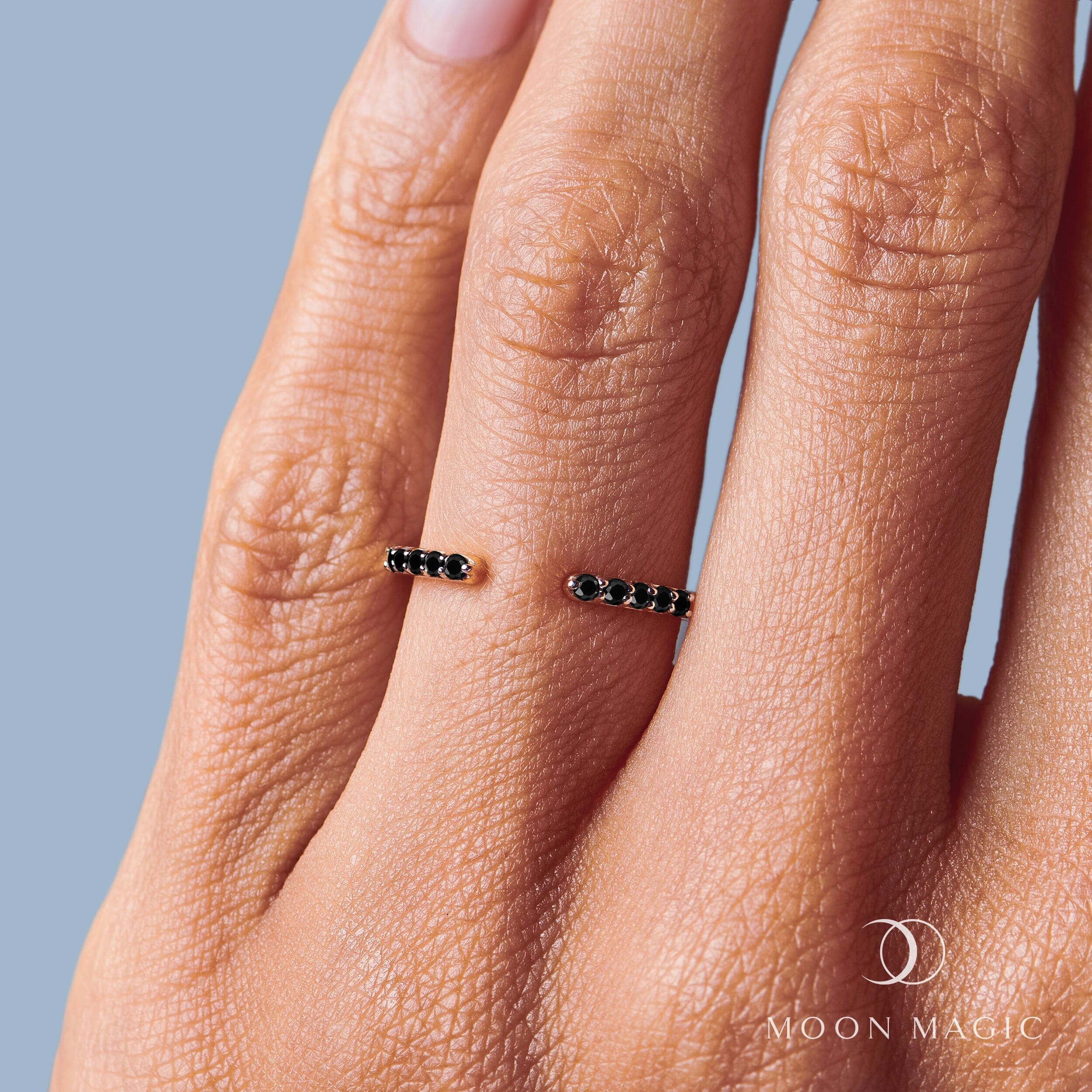 Black Spinel Ring - Twinkling Band、mySite、hinf8tx79