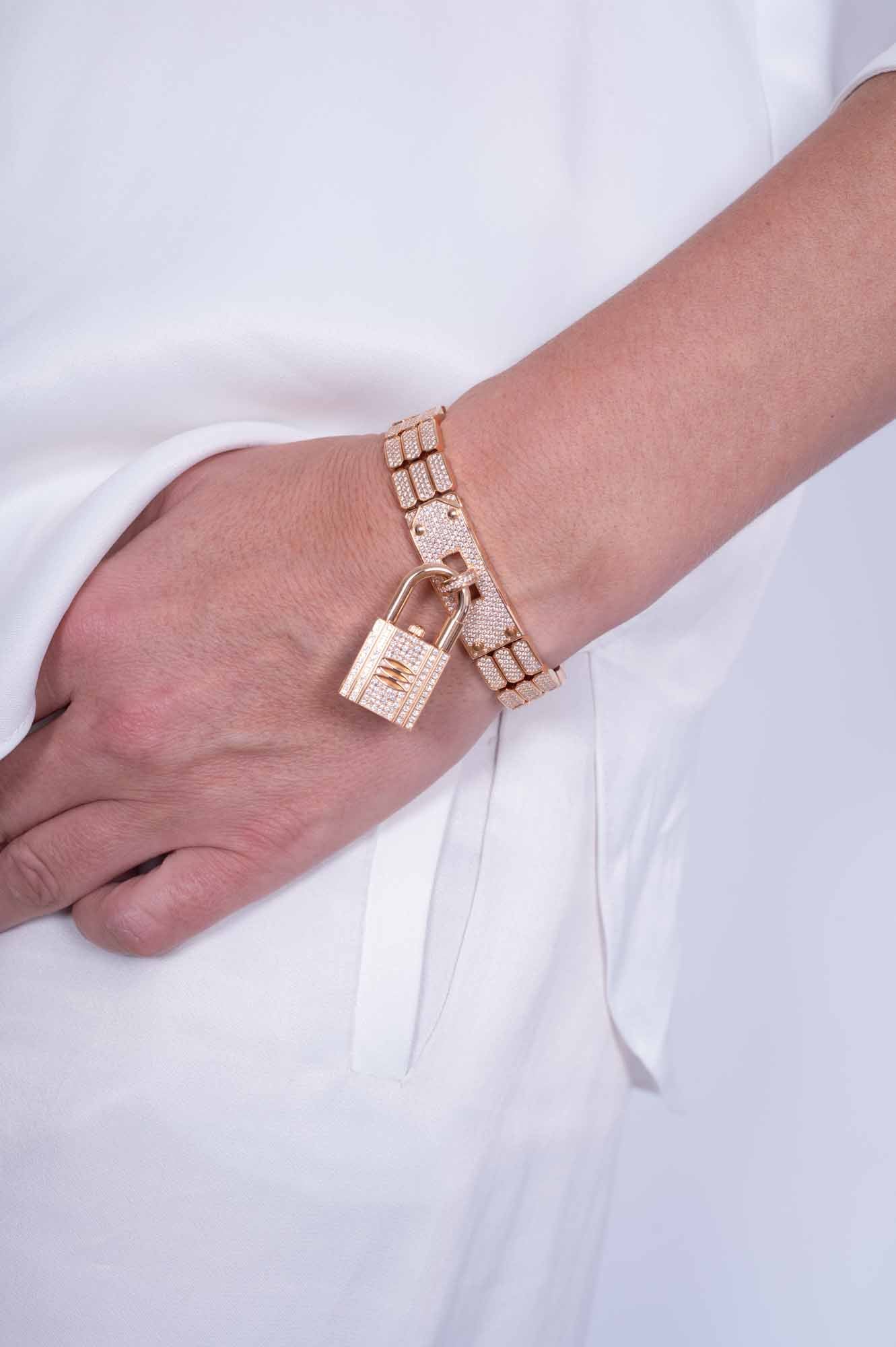 Extraordinary Full Diamond Hermès Kelly Watch 3 Piece Set、mySite、garminoutage.com