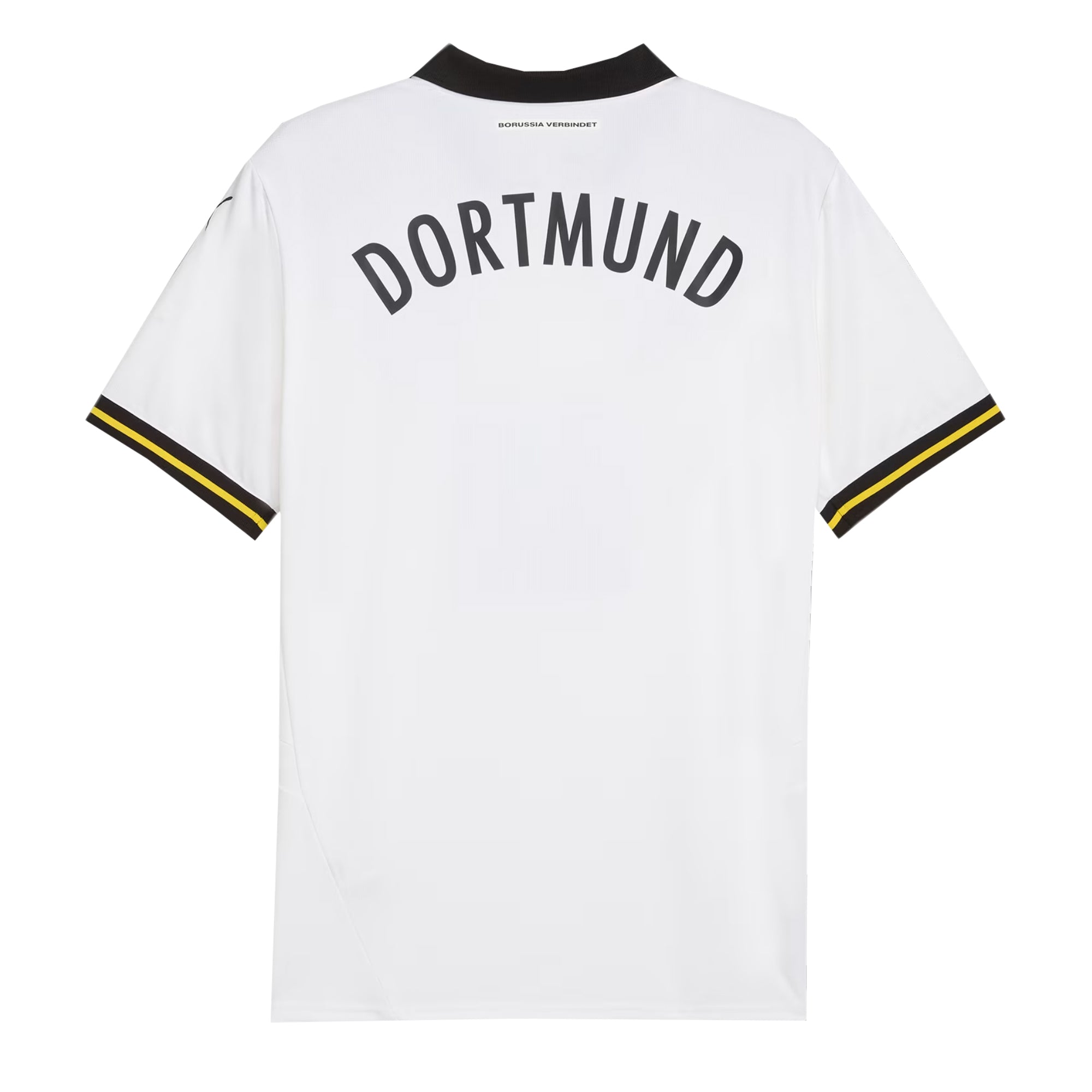 PUMA Men's Borussia Dortmund 2024/25 Third Jersey White/Black、mySite、noshort