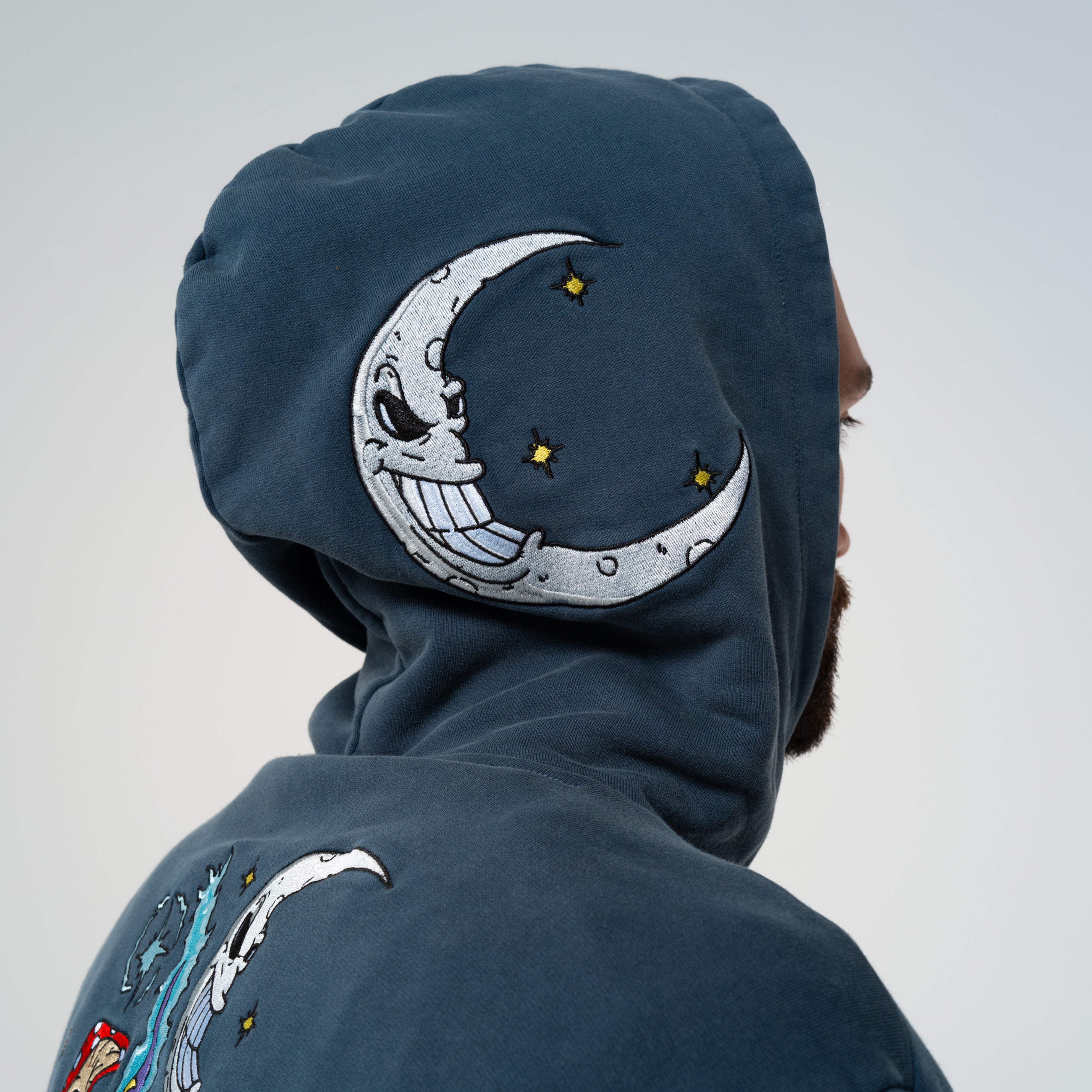  Oracle Double Hood Hoodie (Navy Mineral Wash)、mySite、merchandisen