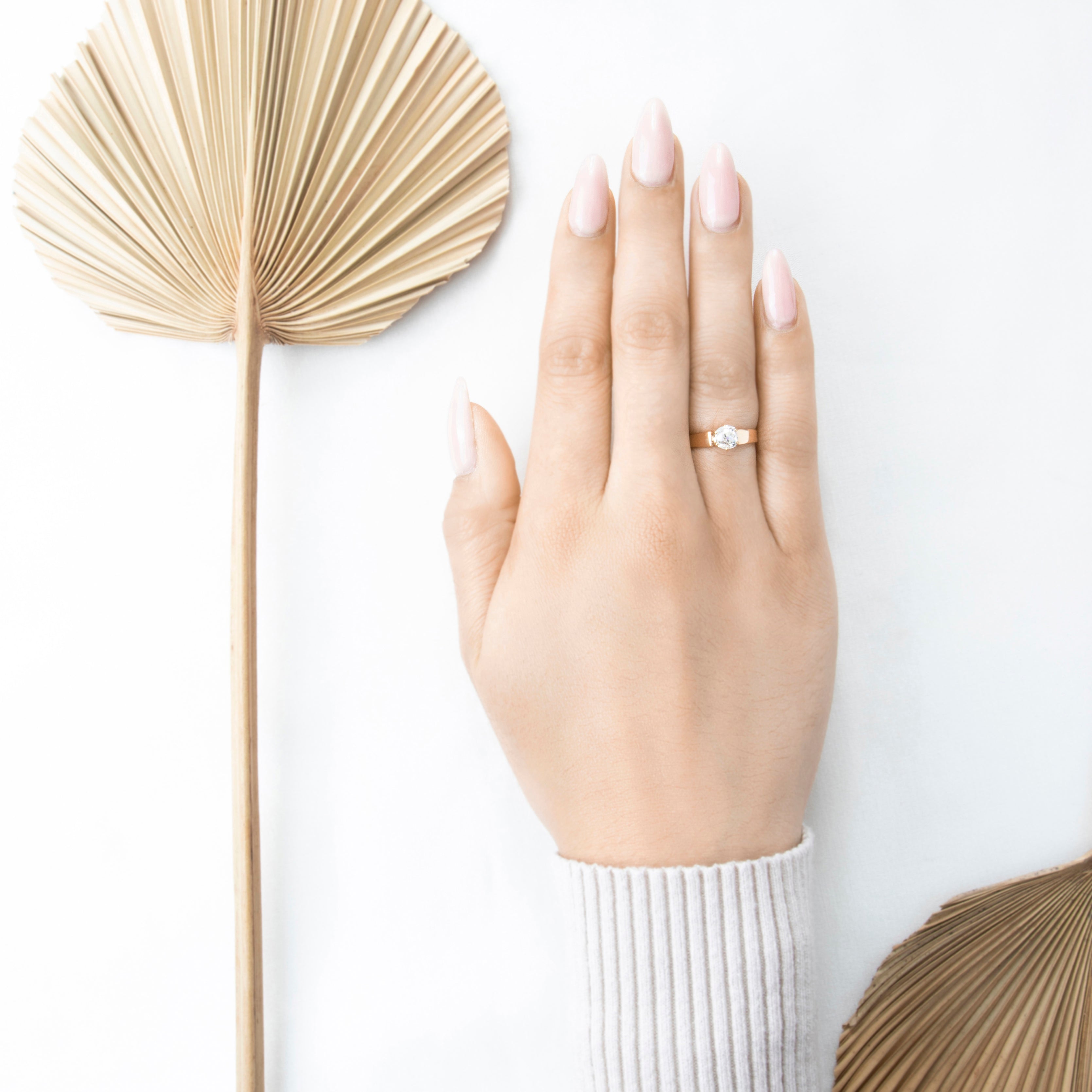 Antique Edwardian 18k Rosy Yellow Gold .97ct Old Mine Diamond Lovely Ring 6.50、mySite、hinf8tx79