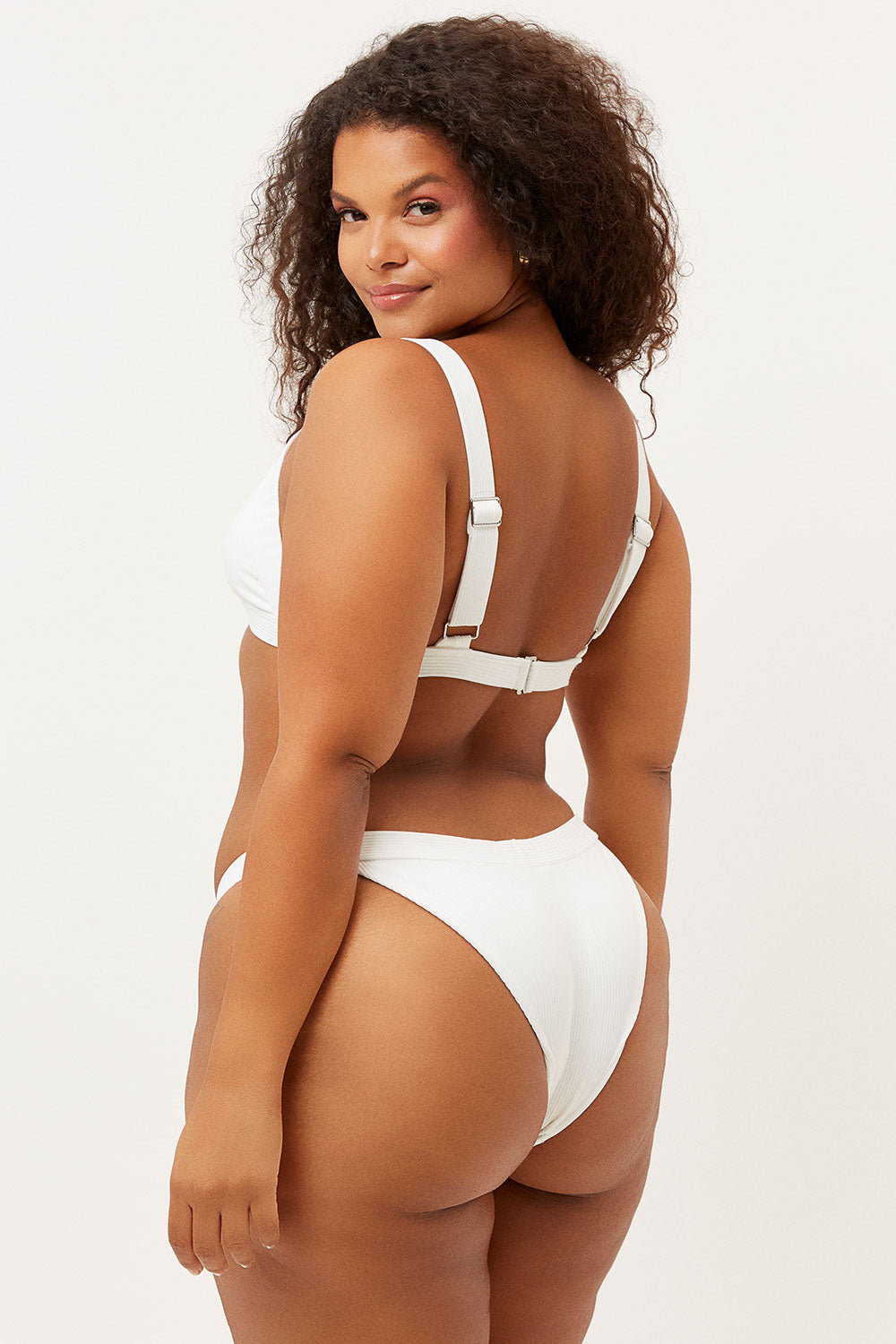  Grace Cheeky Bikini Bottom - White、mySite、ashleygrahame