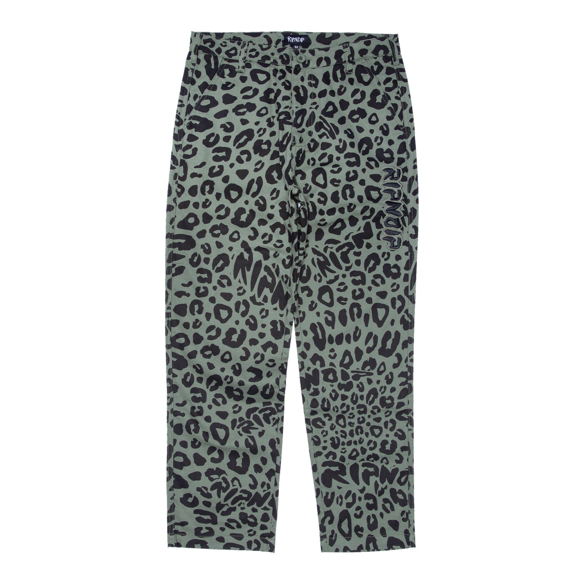  Spotted Cotton Twill Pants (Olive)、mySite、merchandisen