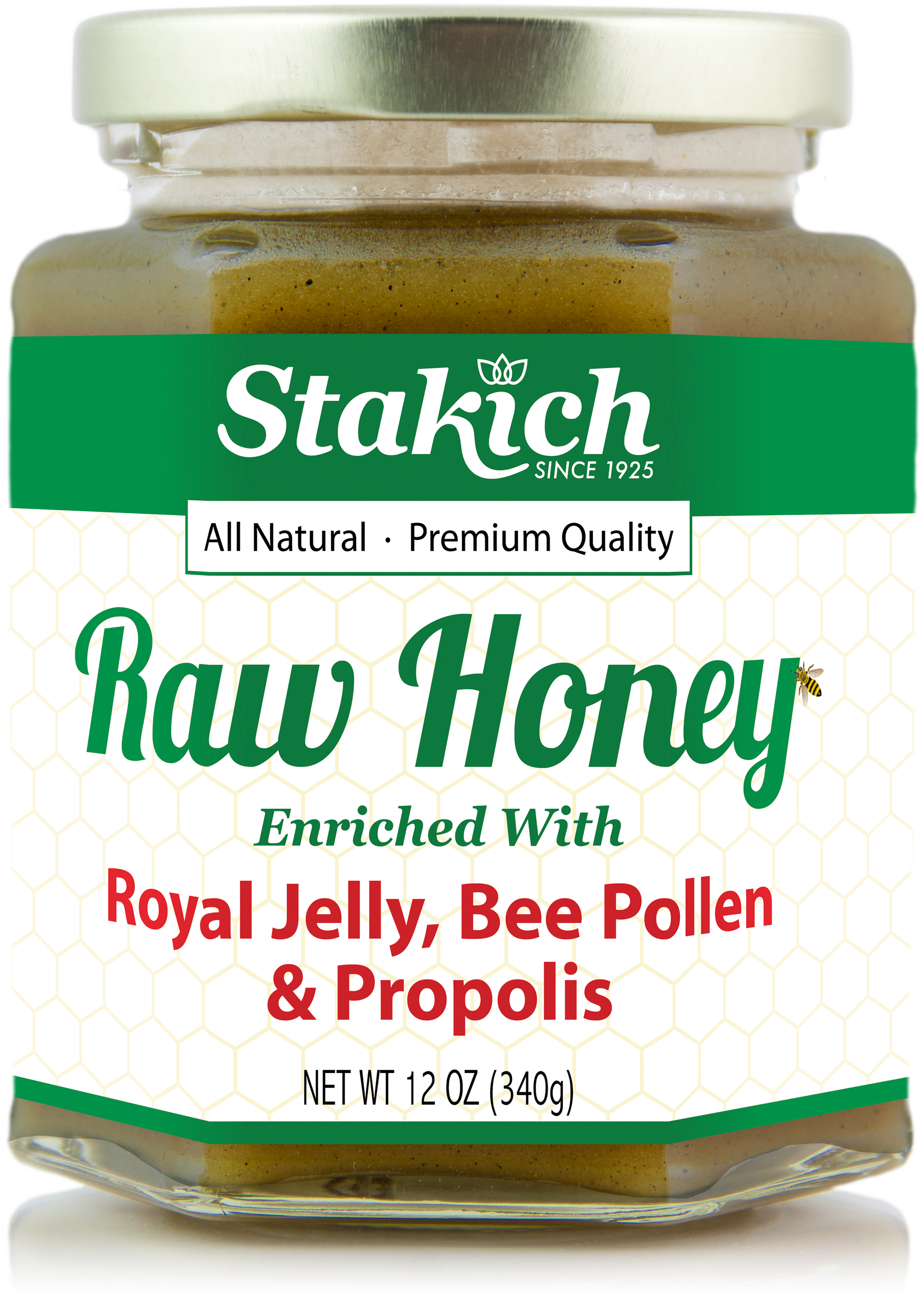 Royal Jelly, Bee Pollen & Propolis Enriched Raw Honey、mySite、gigharbornorthrealestate