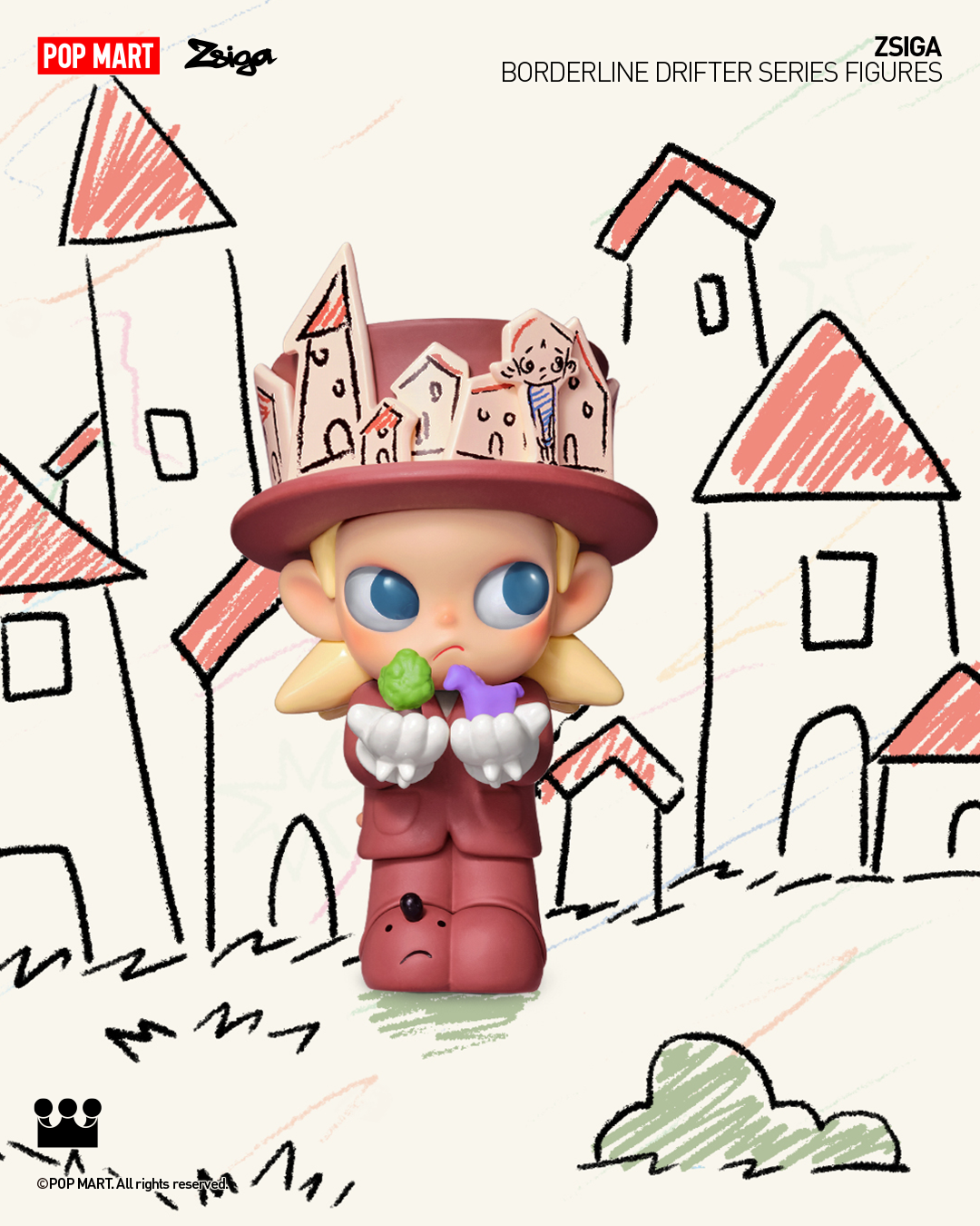  POP MART Zsiga Borderline Drifter Series Figures、mySite、greenlandpopulation