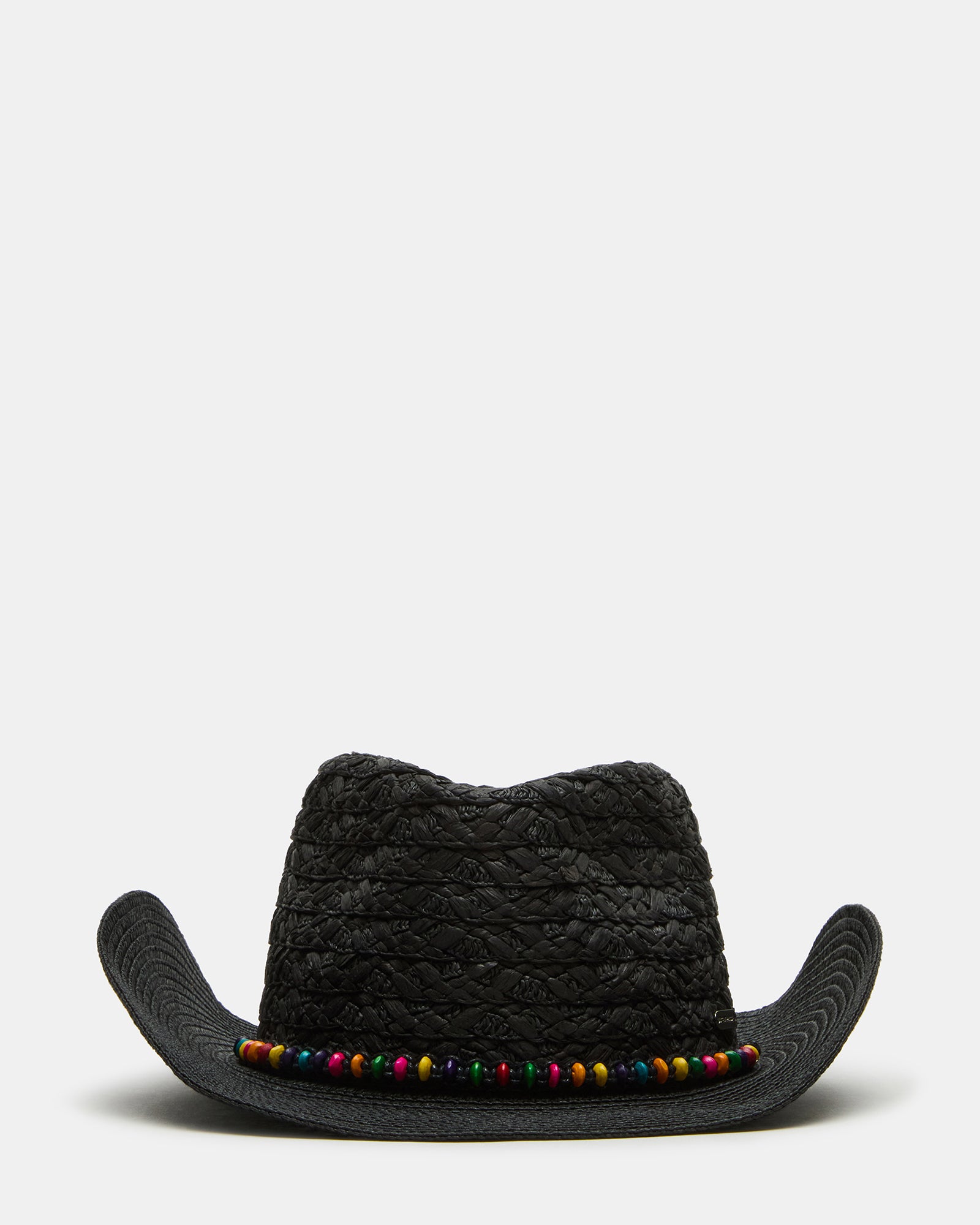 BEADED TRIM WESTERN HAT BLACK、mySite、gtrtttuynbv