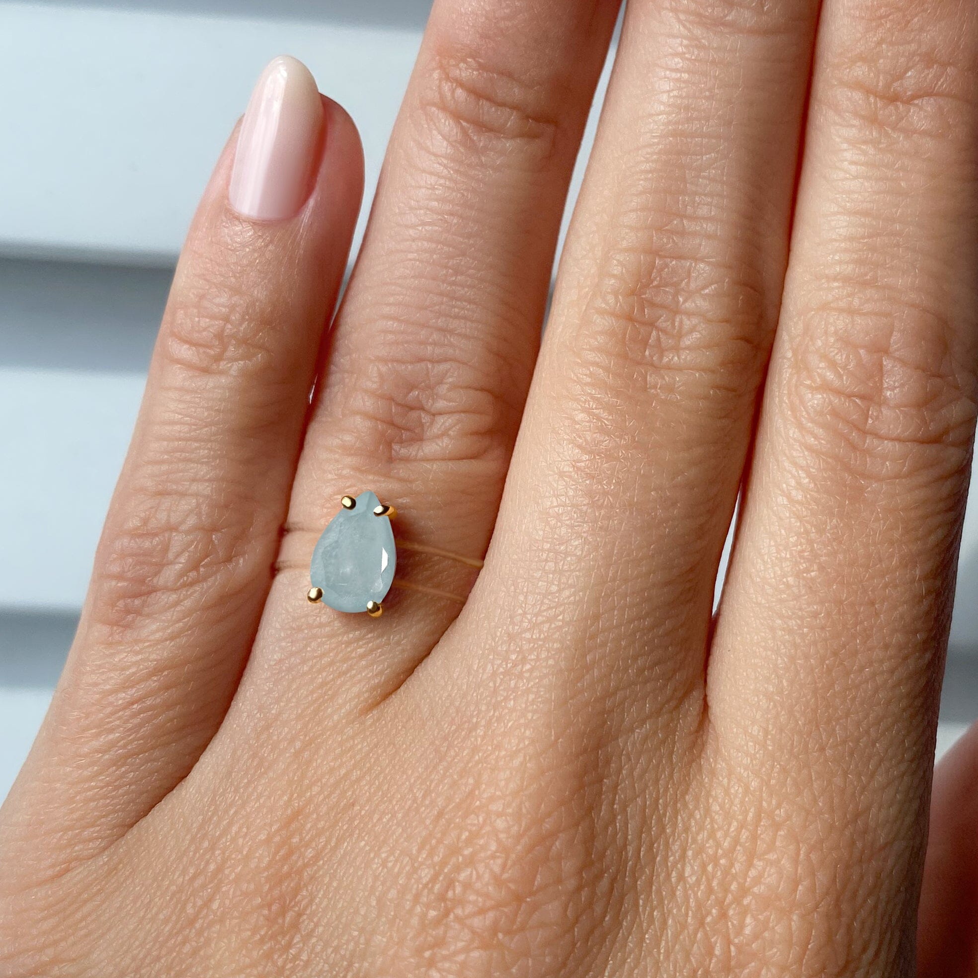 Aquamarine Ring Floating Sway - March Birthstone、mySite、hinf8tx79