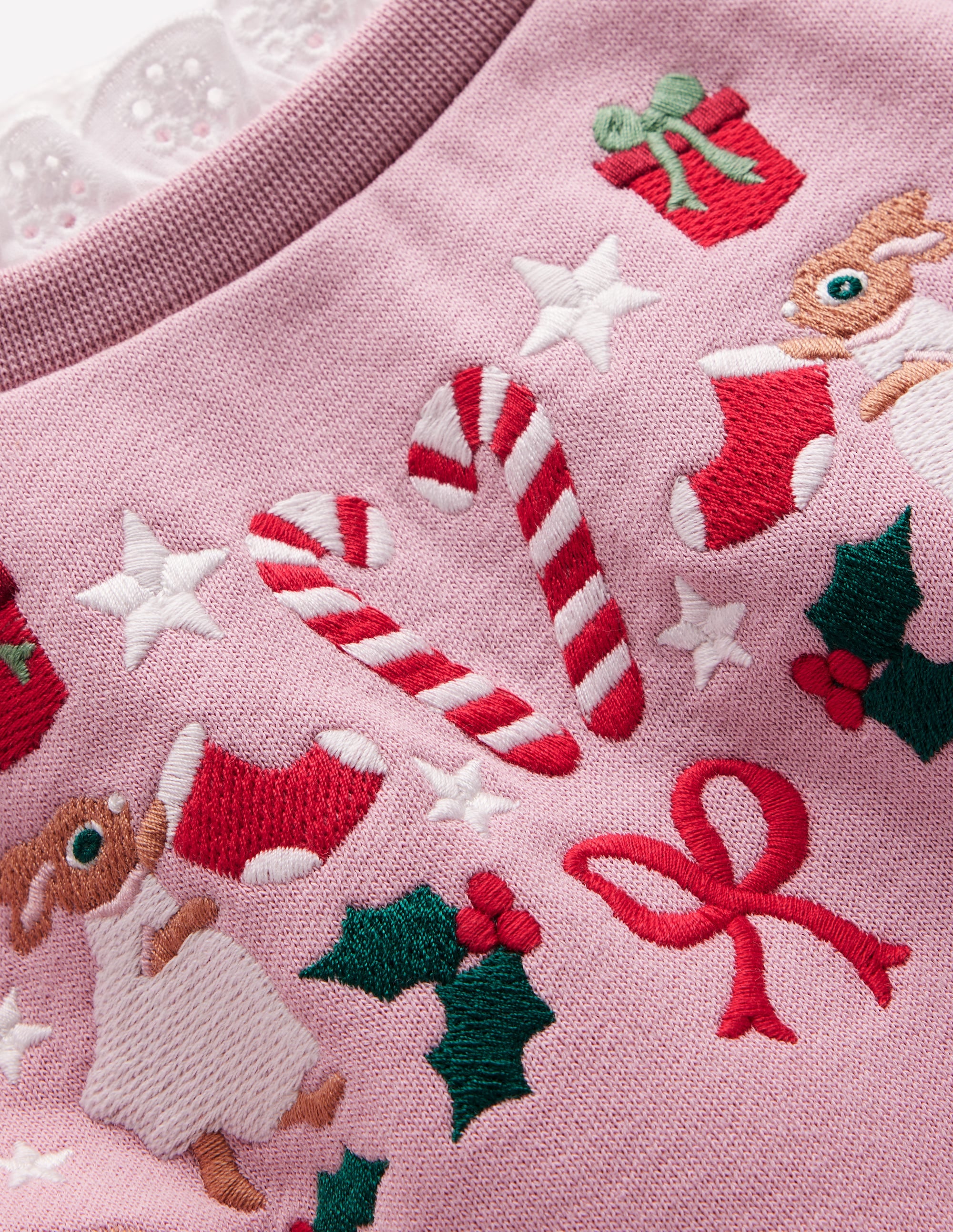  Embroidered Sweat-Vintage Pink、mySite、ashleygrahame