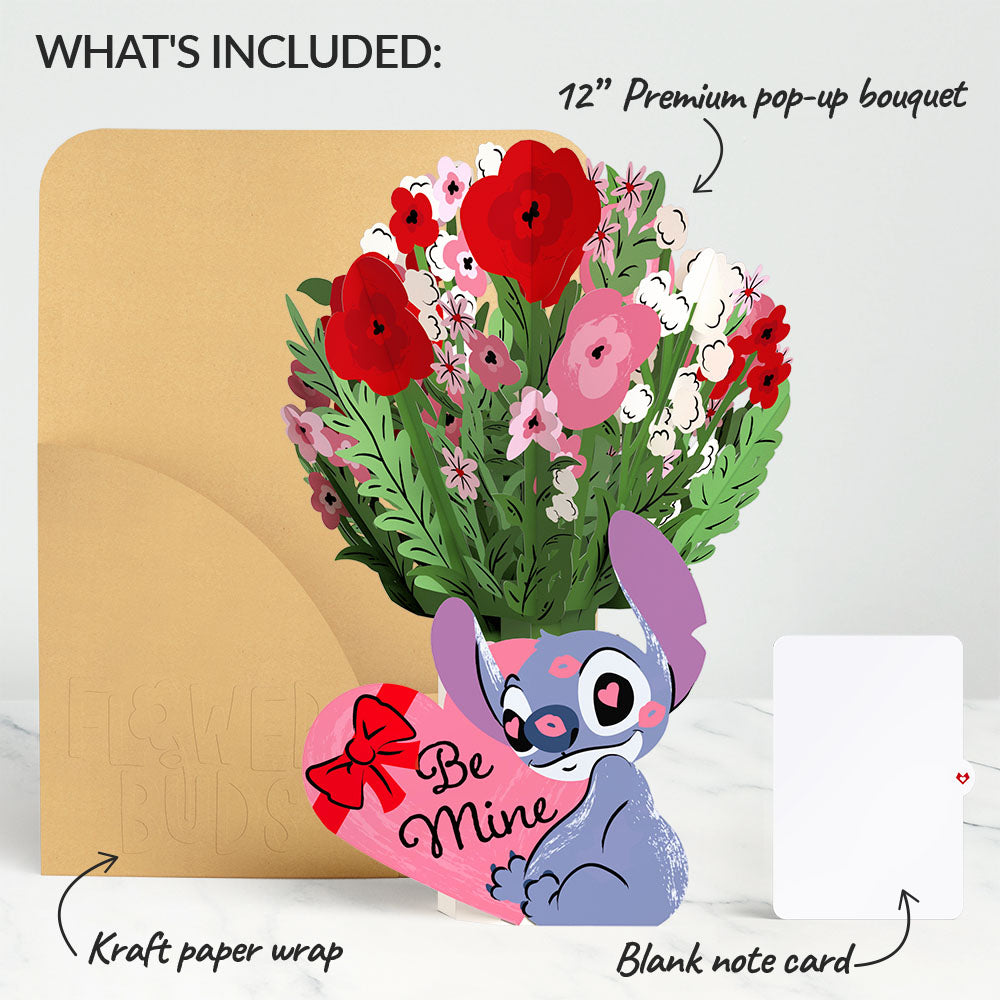 Disney's Stitch Be Mine Flower Buds Bouquet、mySite、solidvoid