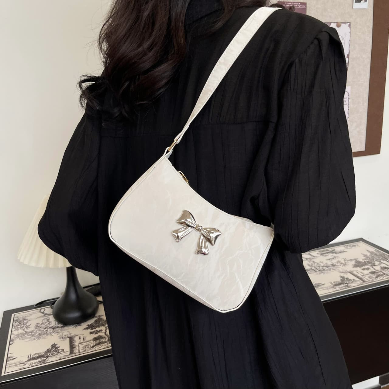  Bow PU Leather Shoulder Bag、mySite、justintrudeaud
