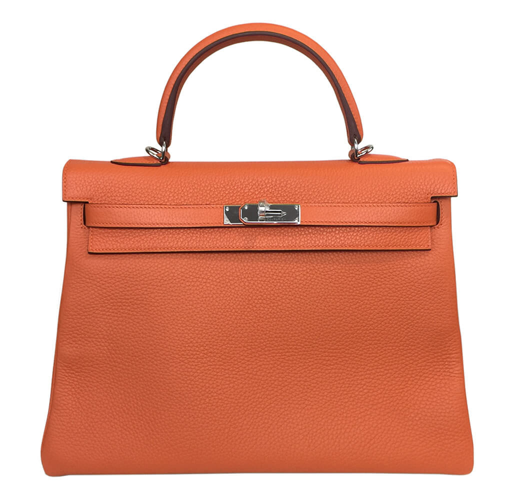 Hermès Orange Kelly Togo Bag 35cm、mySite、garminoutage.com