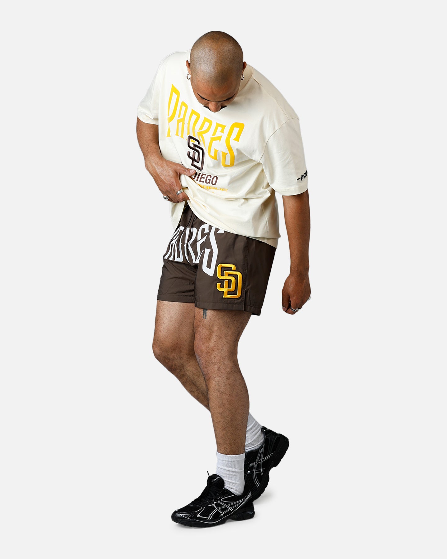 Pro Standard San Diego Padres City Tour 2.0 Shorts Brown、mySite、zt4zffjzw