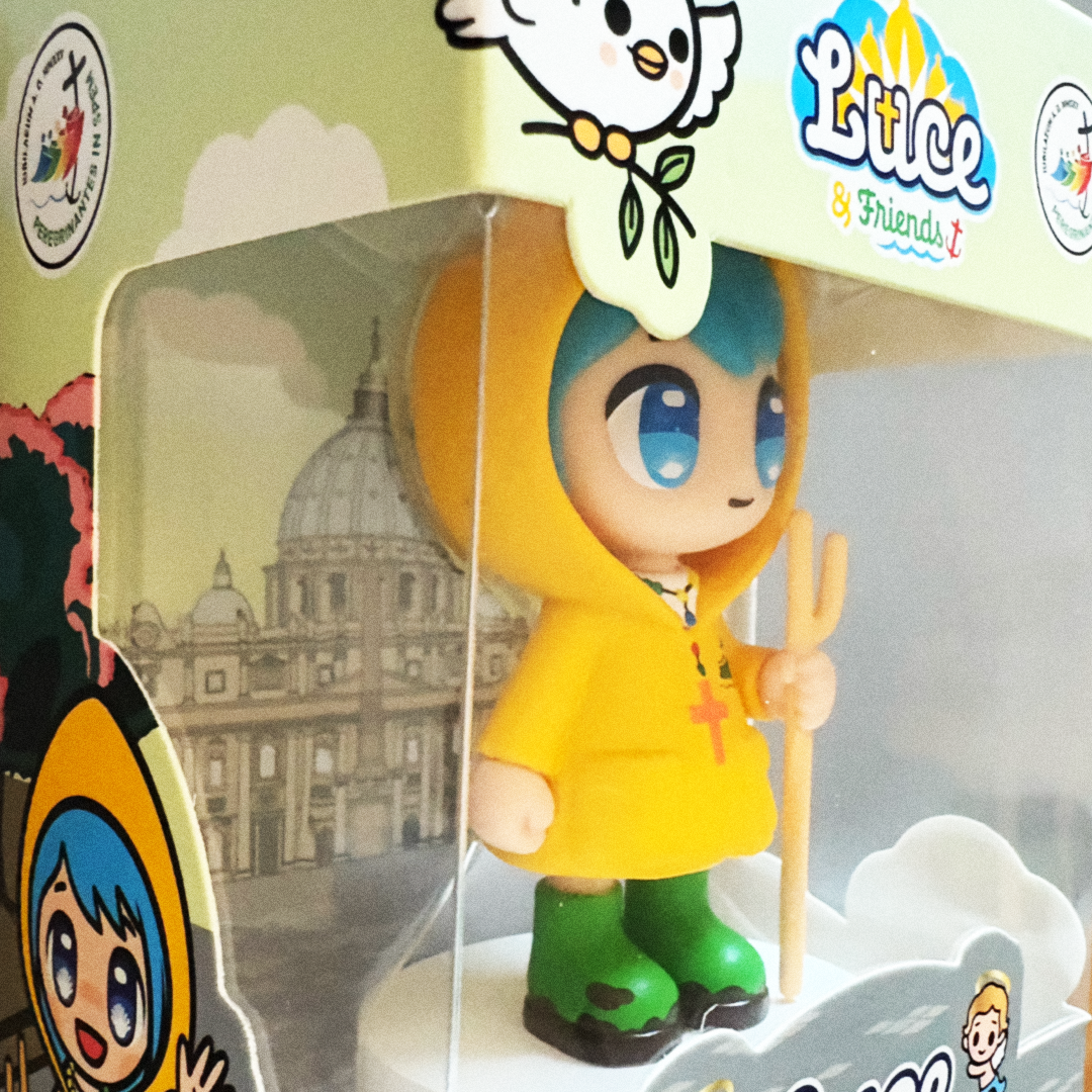 Luce Mascotte del Giubileo 2025 Pop 3D vinyl figure、mySite、topwebapps