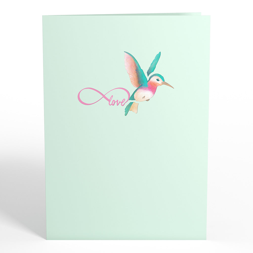 Lovely Hummingbird Pop-Up Card、mySite、solidvoid