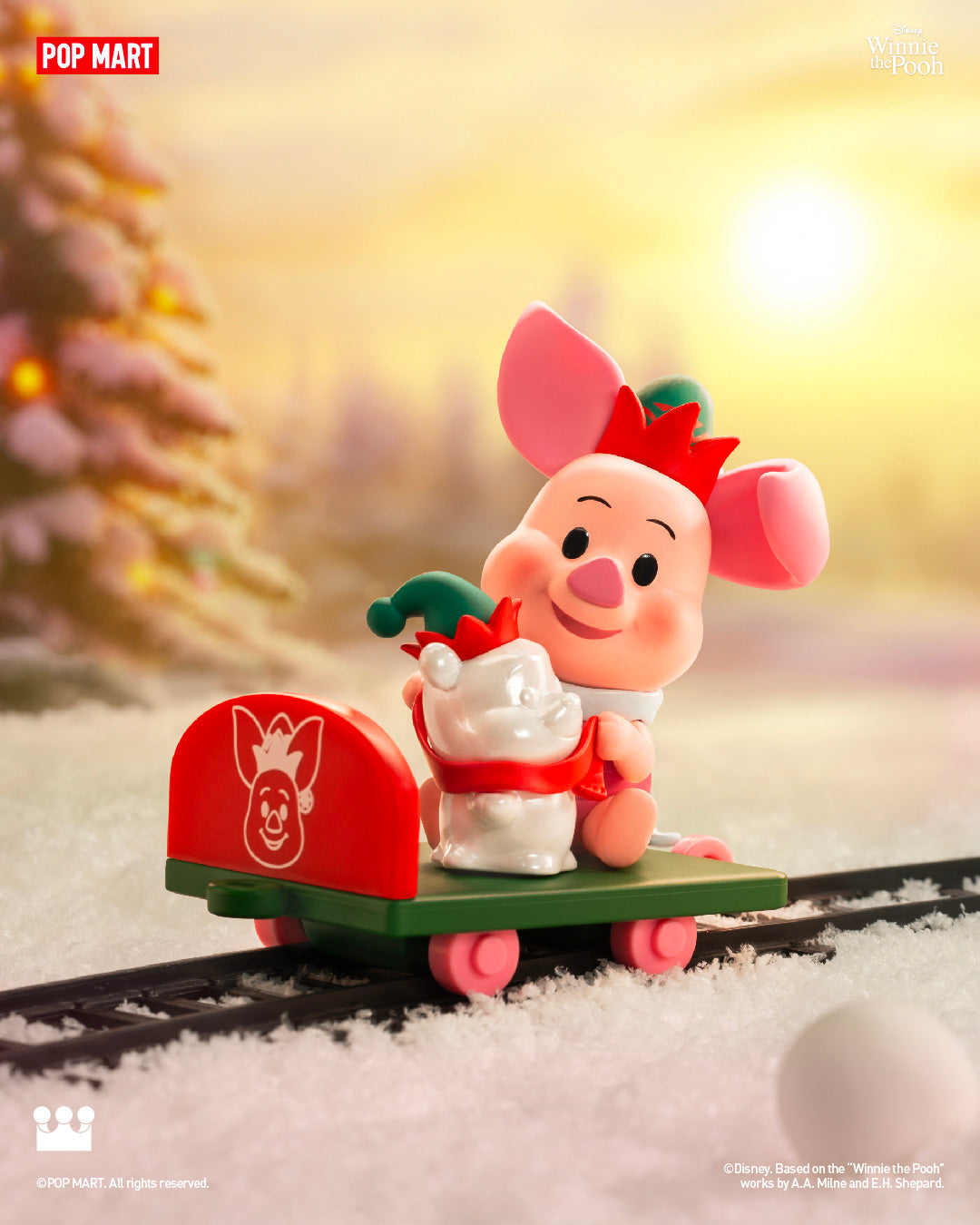  POP MART Disney Winnie the Pooh Gift Giving Series Figures、mySite、greenlandpopulation