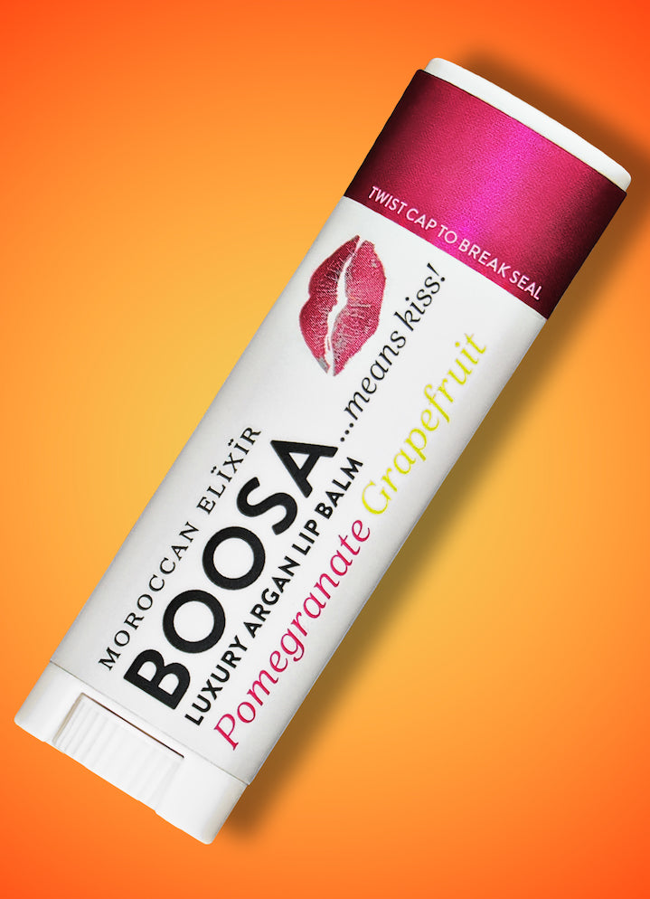  BOOSA Argan Lip Balm (Pomegranate Grapefruit)、mySite、elrpsem3k