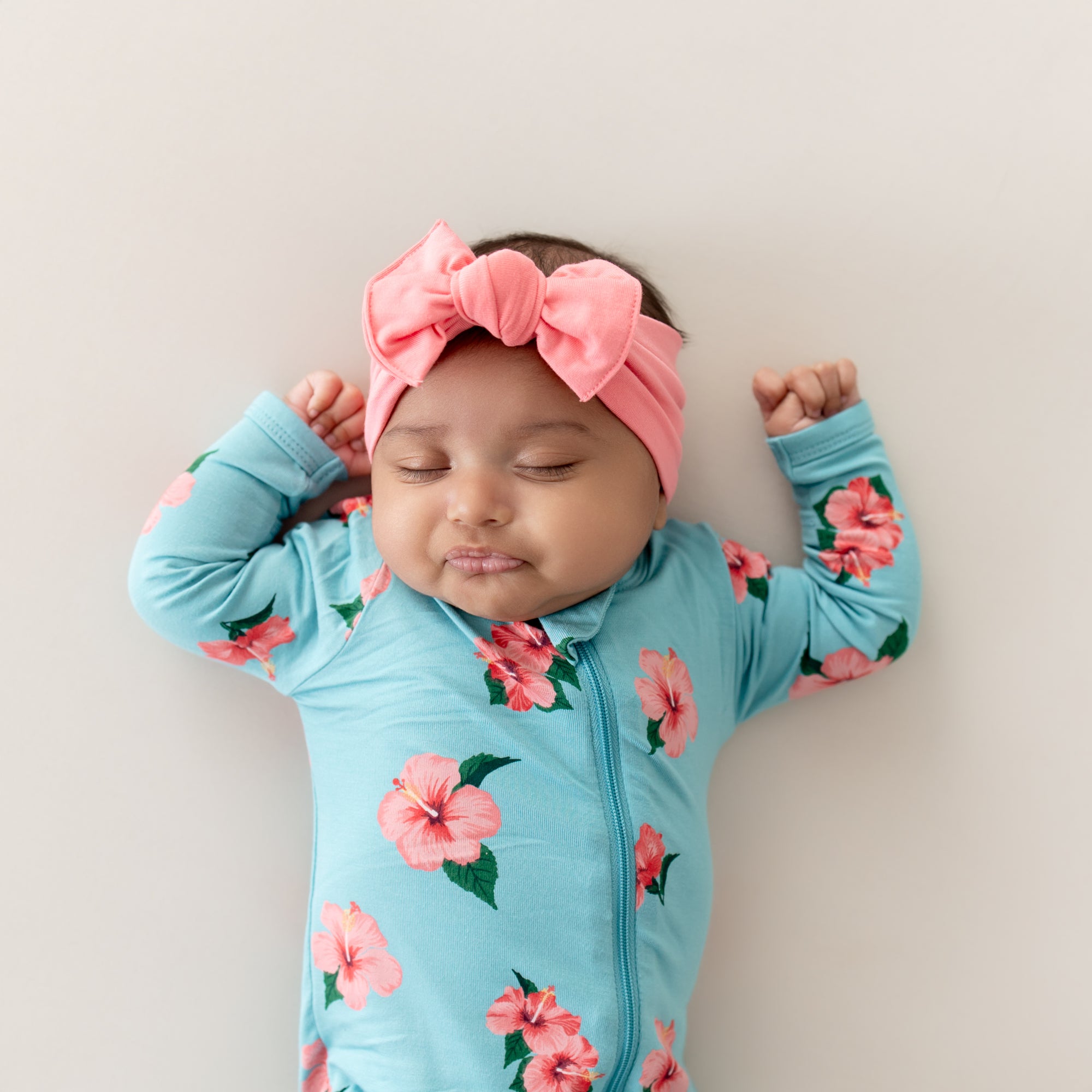  Zippered Footie in Hibiscus、mySite、layawaytickets