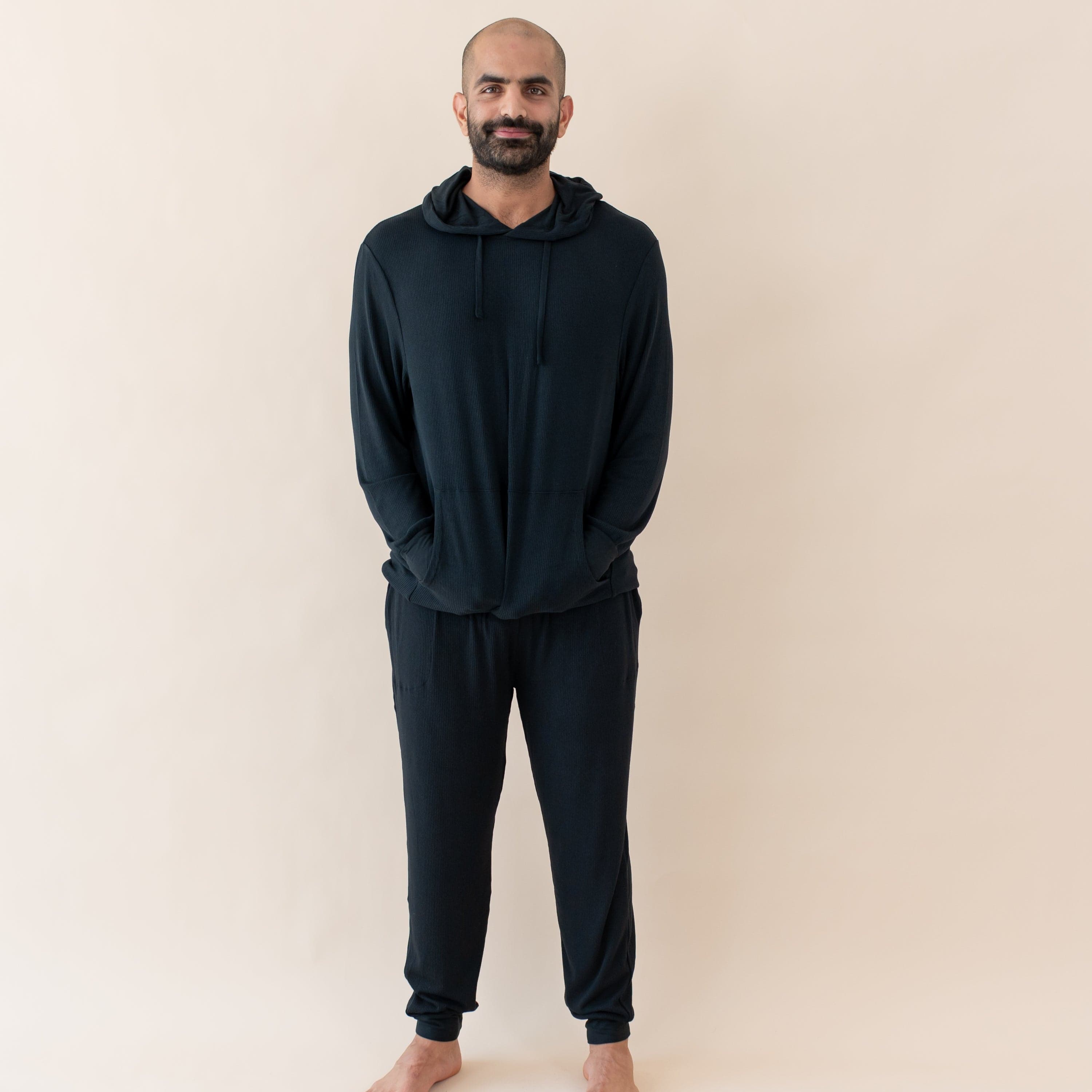  Men's Ribbed Hoodie in Midnight、mySite、layawaytickets