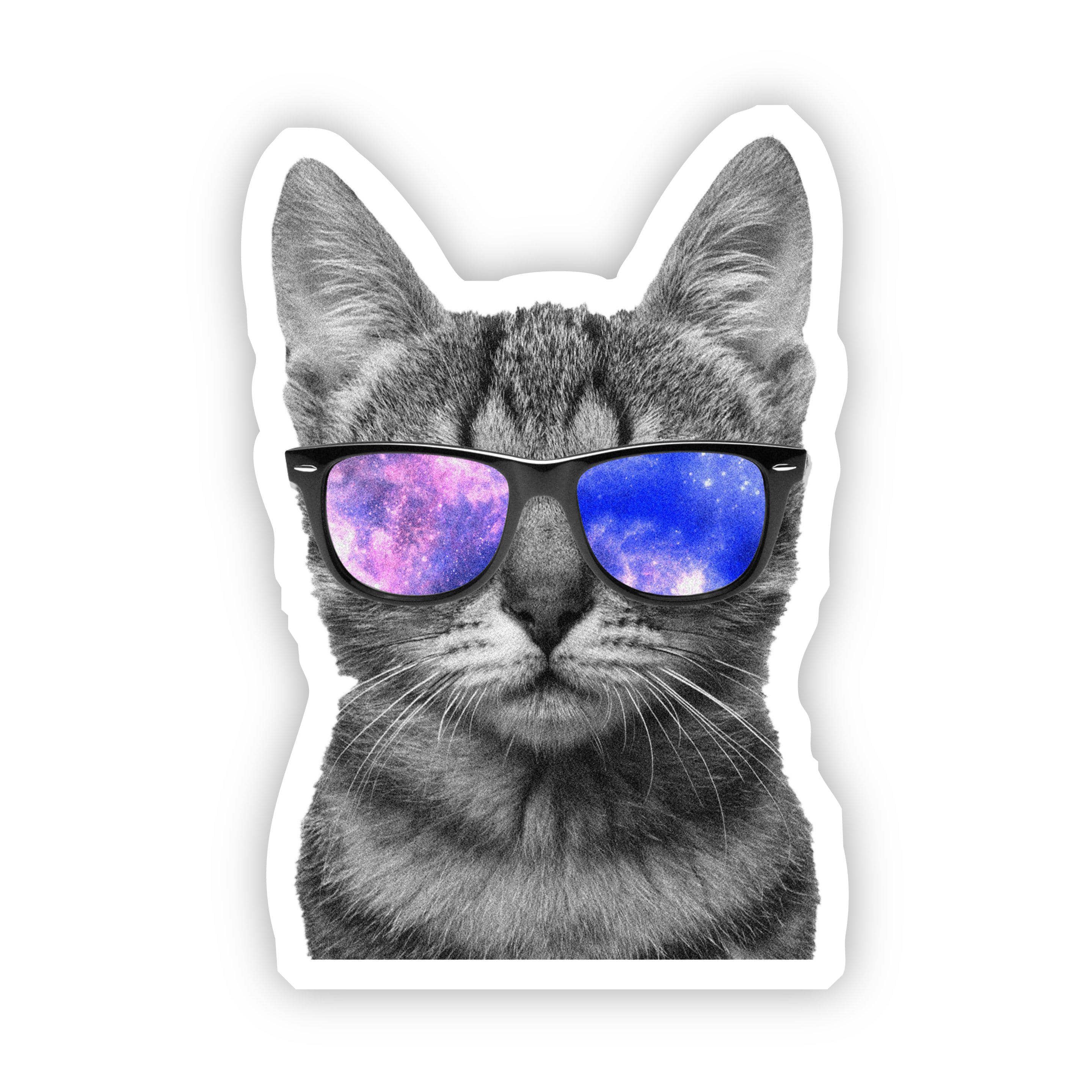  Cat Sunglasses Sticker、mySite、elrpsem3k