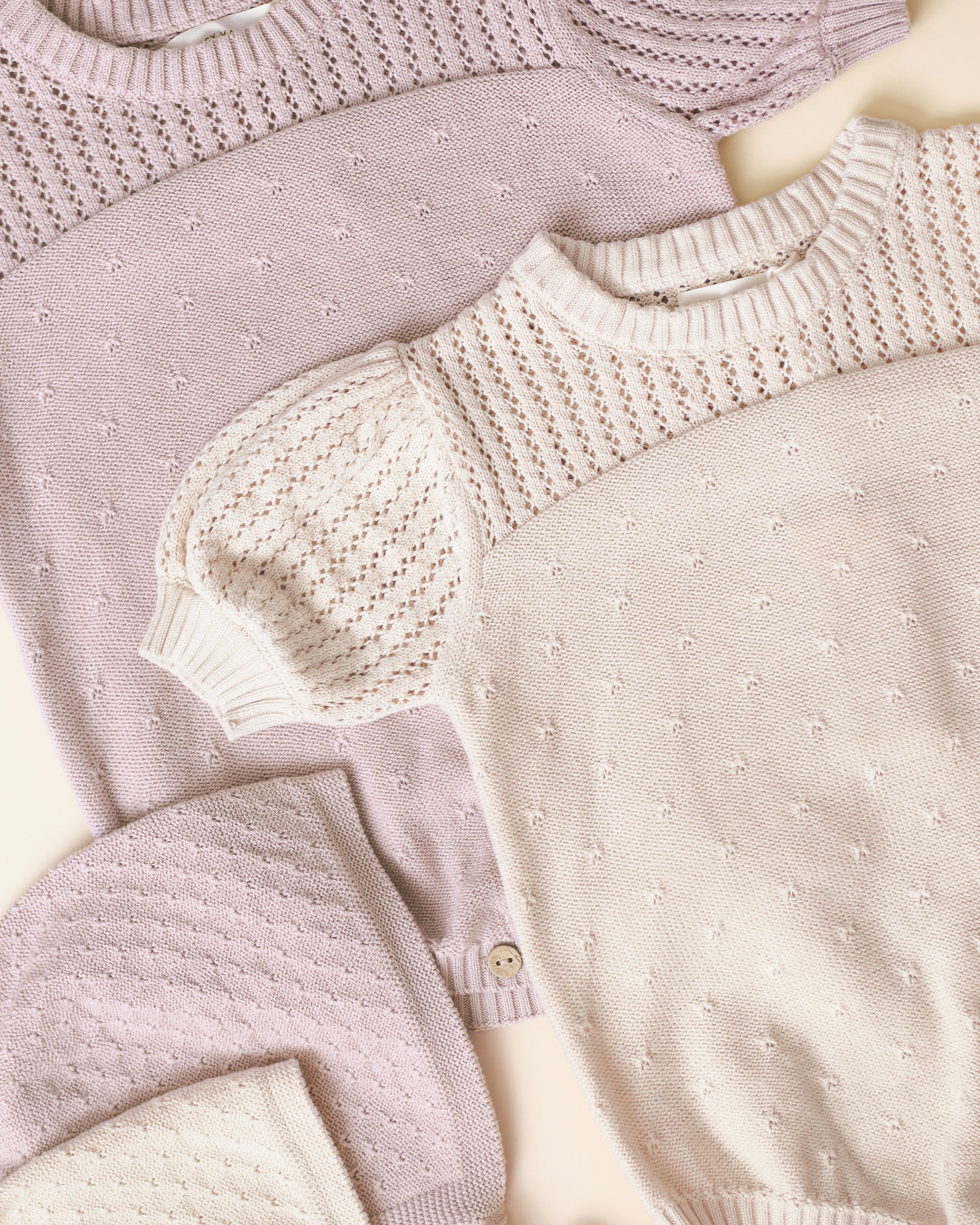  Pointelle Knit Romper || Lavender、mySite、layawaytickets