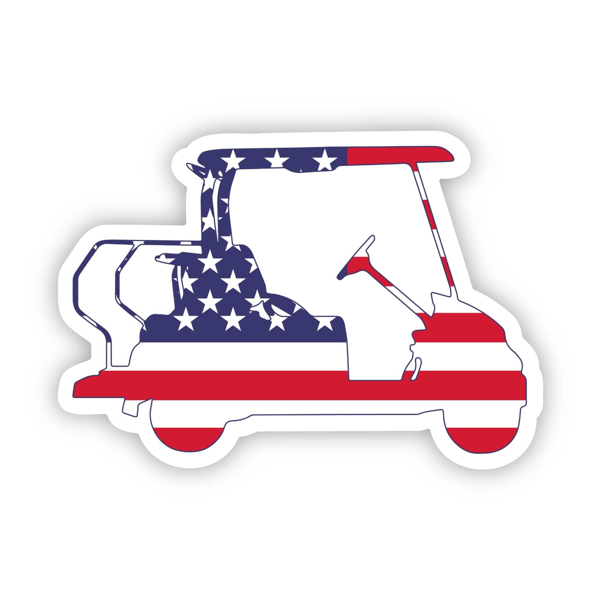  Golf Cart Sticker - 4th of July、mySite、elrpsem3k