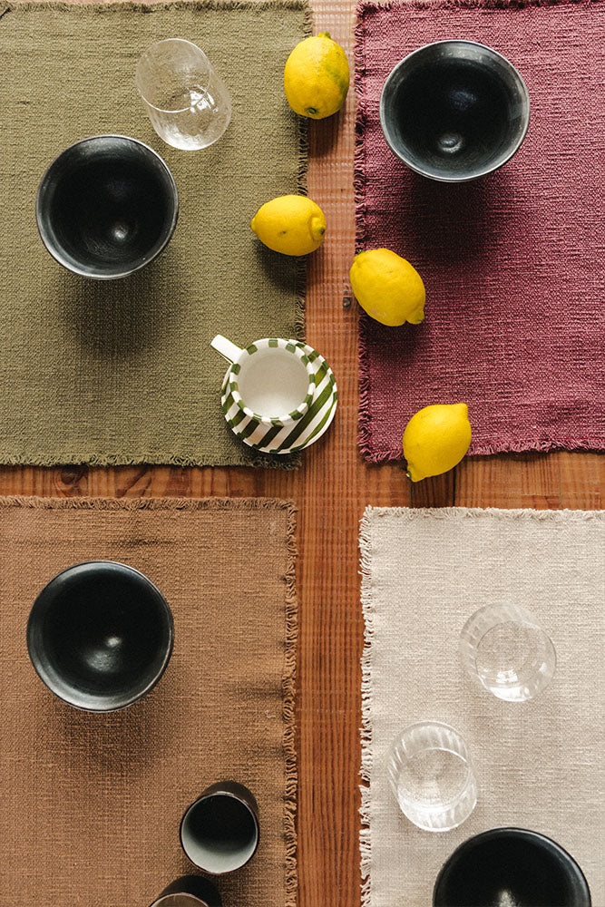 Handloom Placemat Marsala, Set of 4、mySite、gigharbornorthrealestate