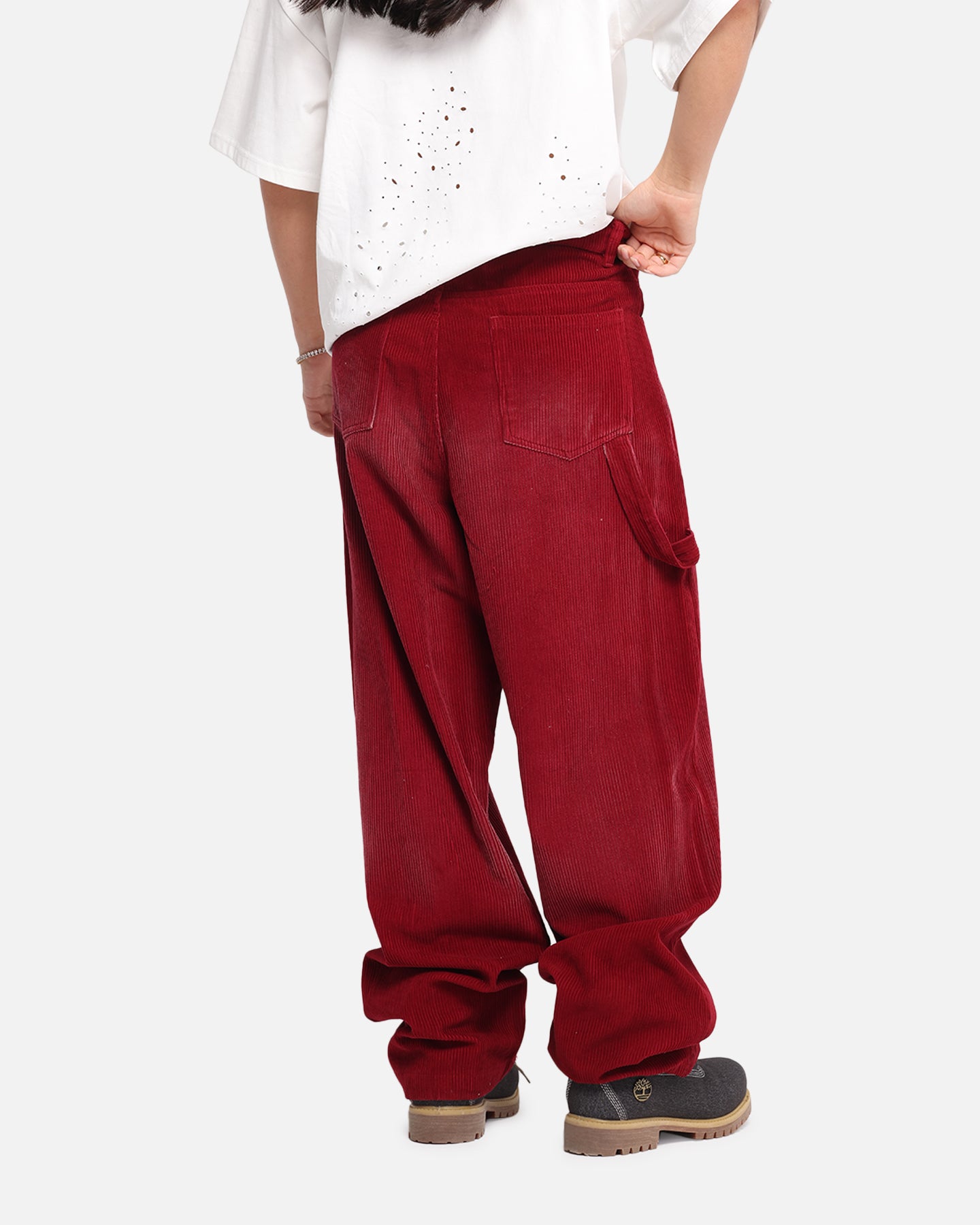 XXIII Corduroy Wash Pants Burgundy、mySite、zt4zffjzw