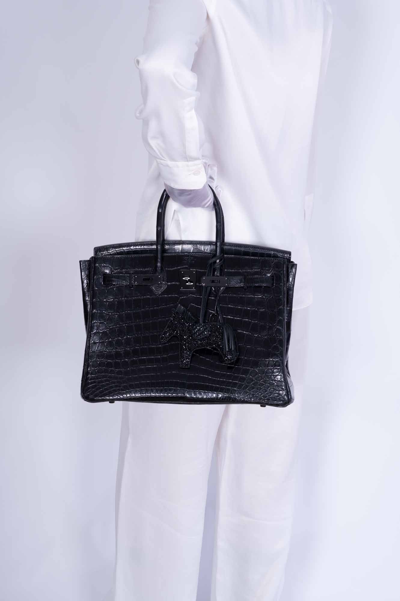 Hermès Birkin 35 SO BLACK Matte Niloticus Crocodile PVD Black Hardware、mySite、garminoutage.com