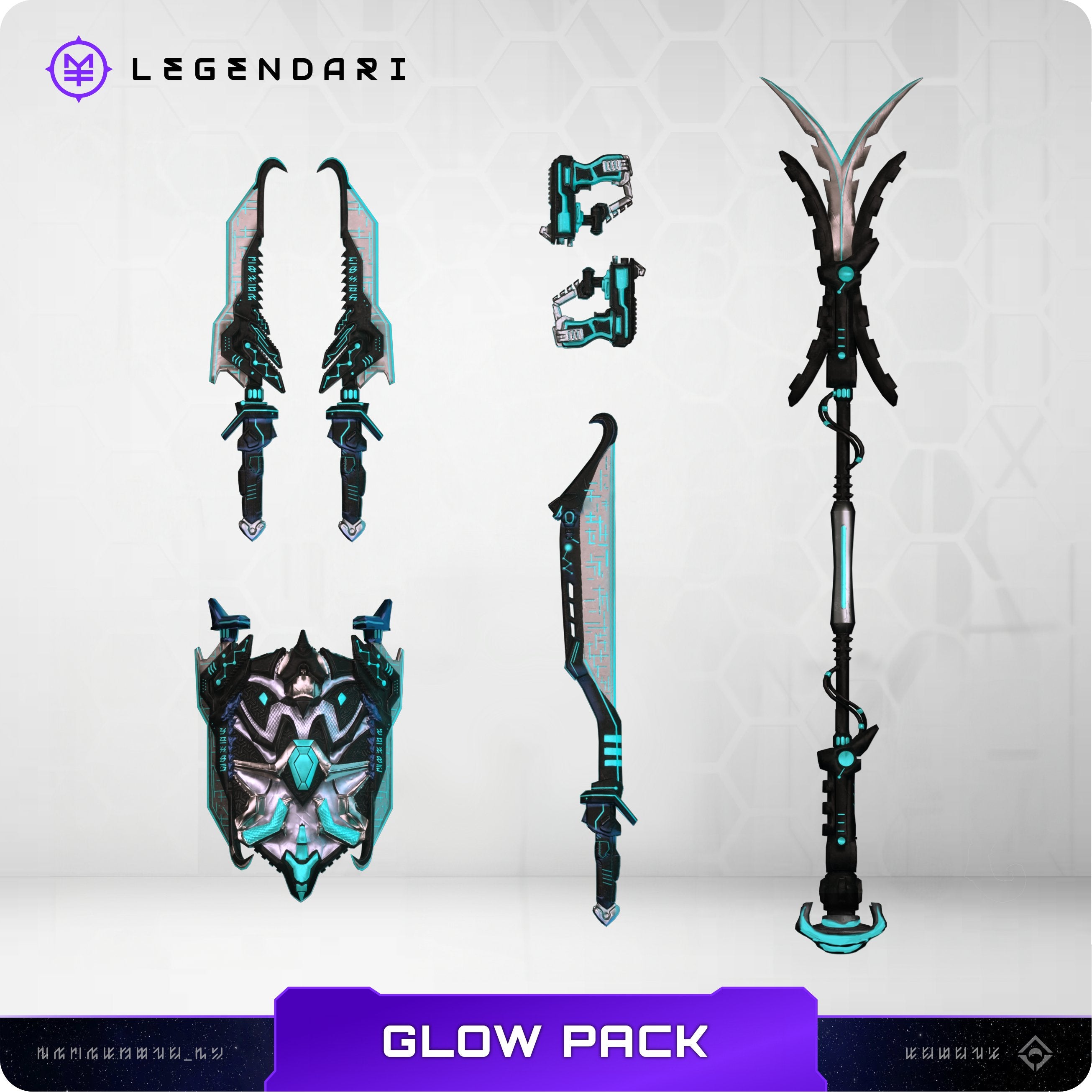 MetaTravelers Legendari Glow Weapons Pack、mySite、hgirdovlk