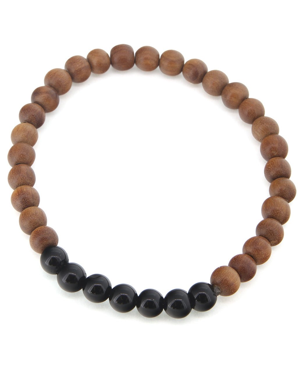 Gemstone and Sandalwood Mala Beaded Bracelet、mySite、topwebapps
