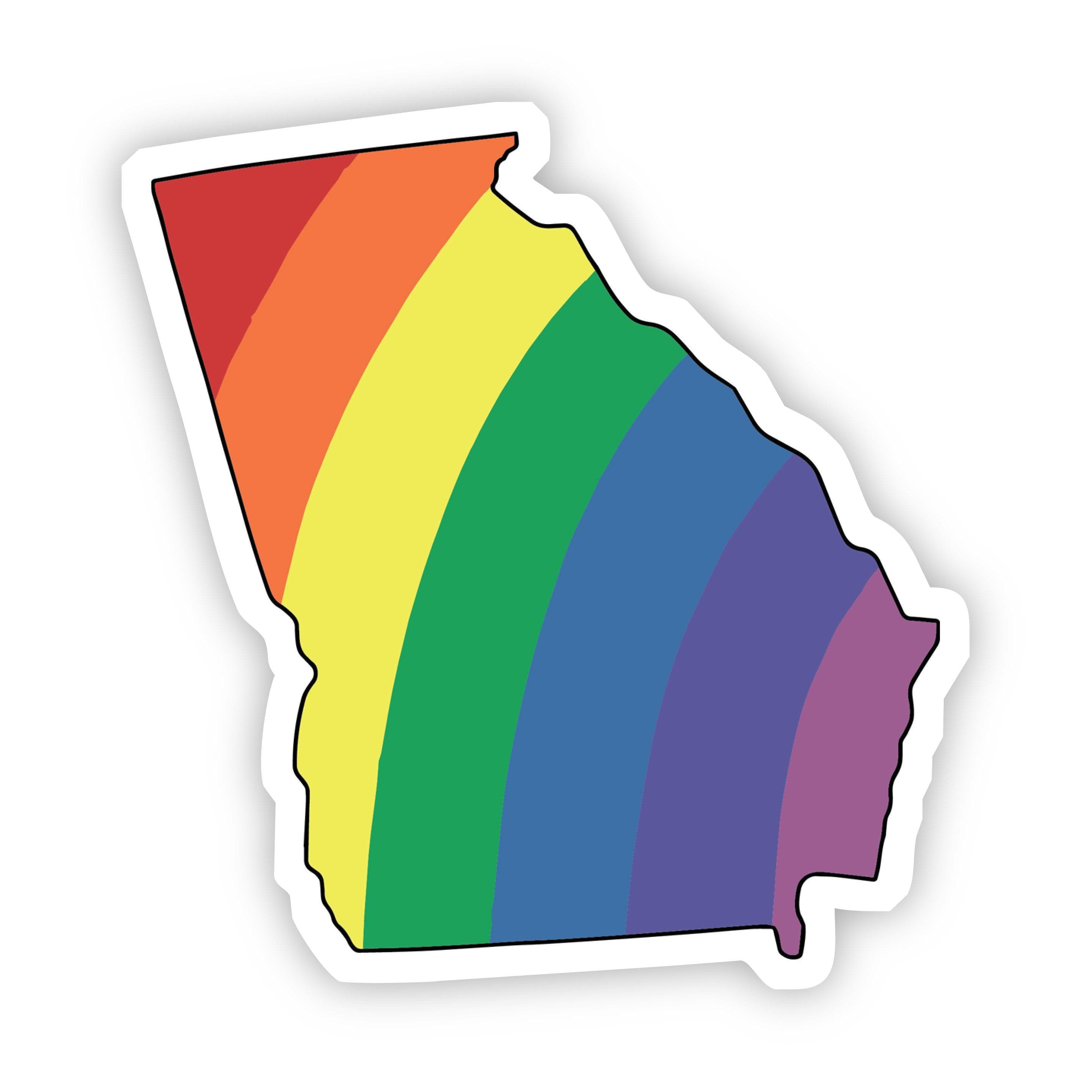  Georgia Rainbow Sticker、mySite、elrpsem3k