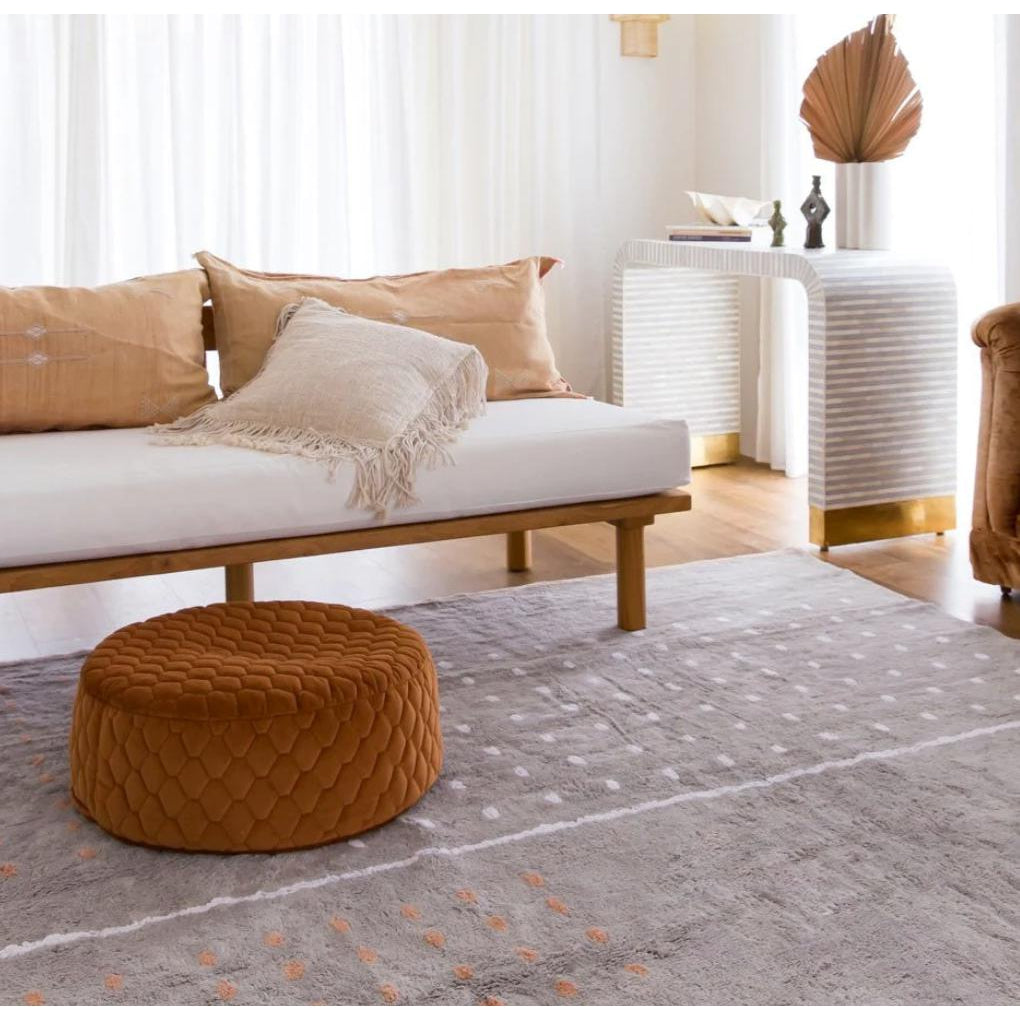 Grid Grey Washable Cotton Area Rug、mySite、gigharbornorthrealestate