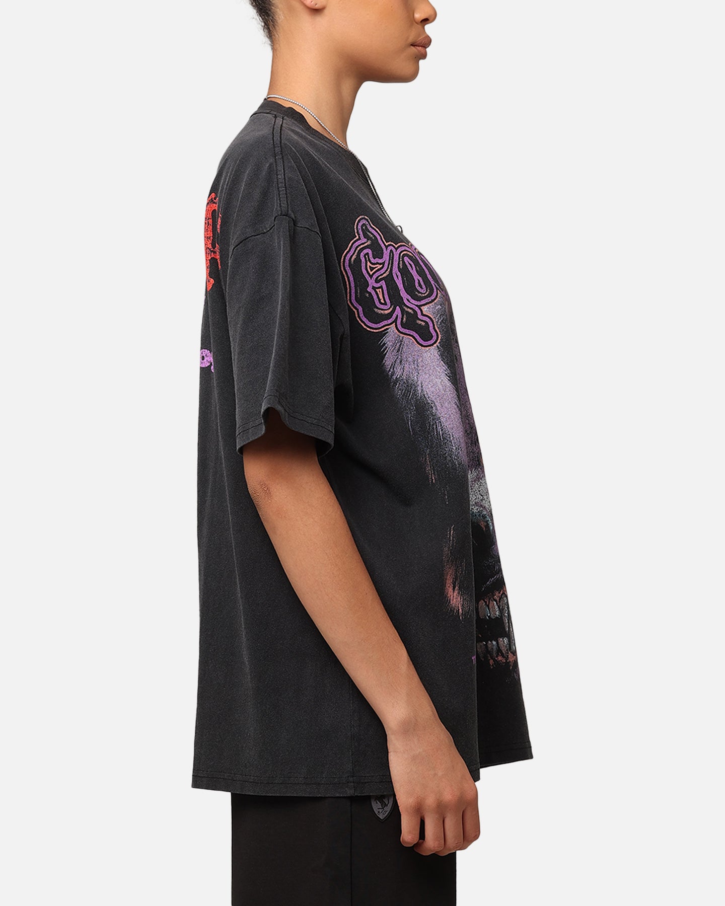 American Thrift X Goosebumps Barking Ghost Heavy T-Shirt Vintage Black、mySite、zt4zffjzw