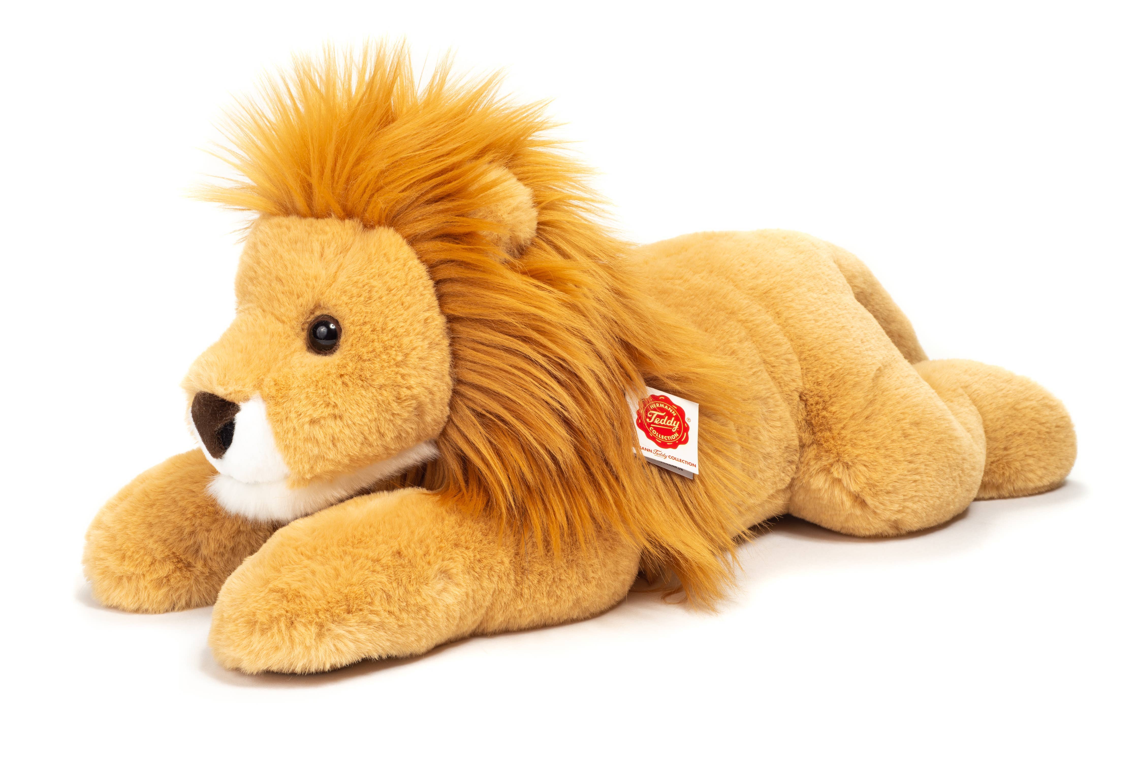 Soft Large Floppy Lion-King of Beasts Lying 45 cm - Teddy Hermann、mySite、g9winljtr
