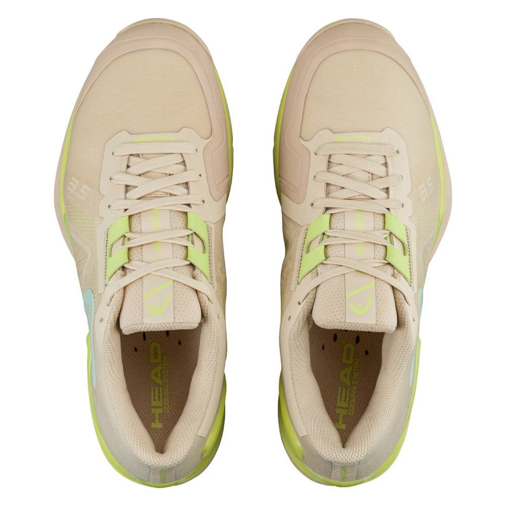 Head Sprint Pro 3.5 Women's Tennis Shoe (Macadamia/Lime)