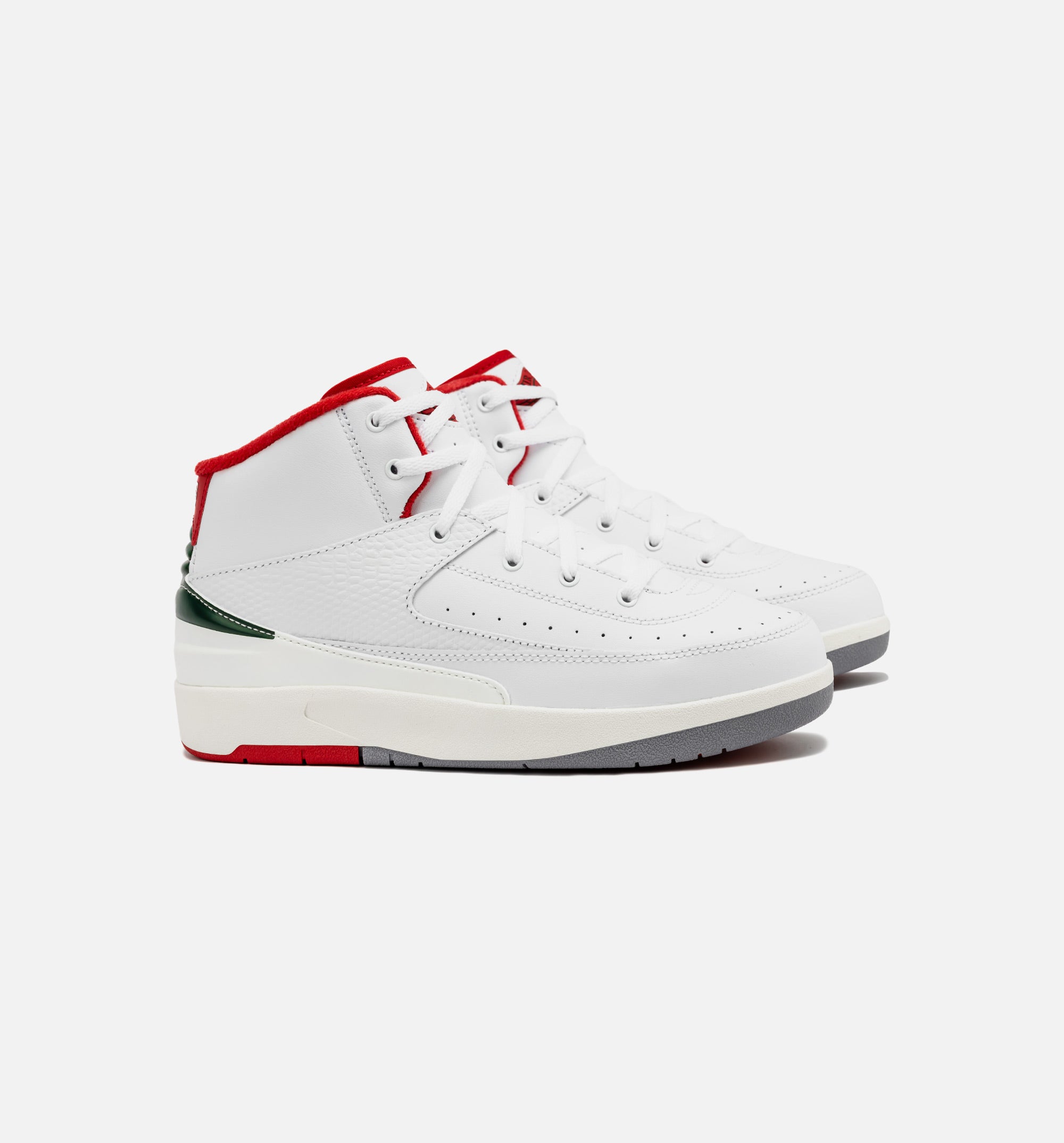 Air Jordan 2 Retro Italy Preschool Lifestyle Shoe - White/Fire Red、mySite、dreamappss