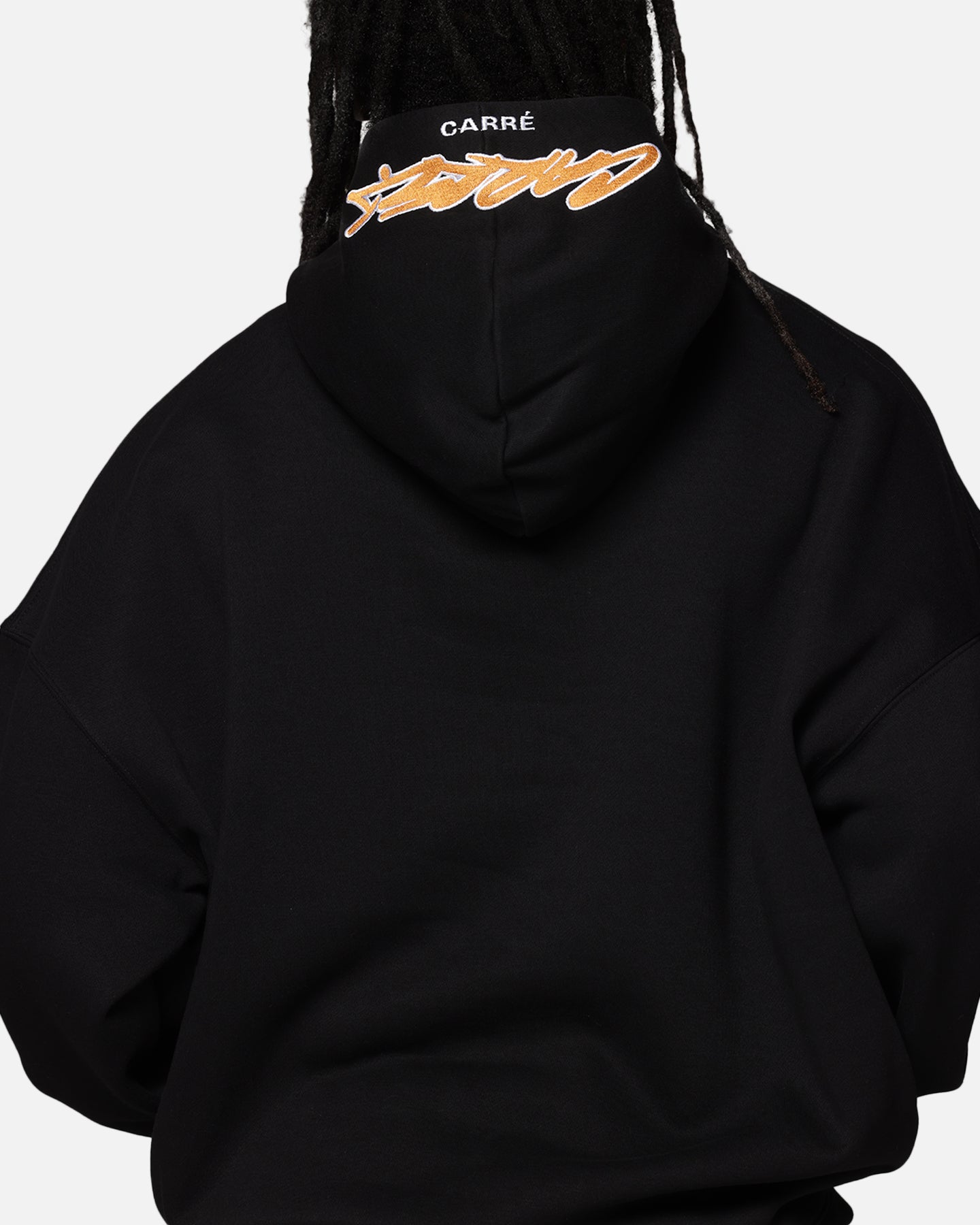 Carre Graffiti Logo Hoodie Black、mySite、zt4zffjzw