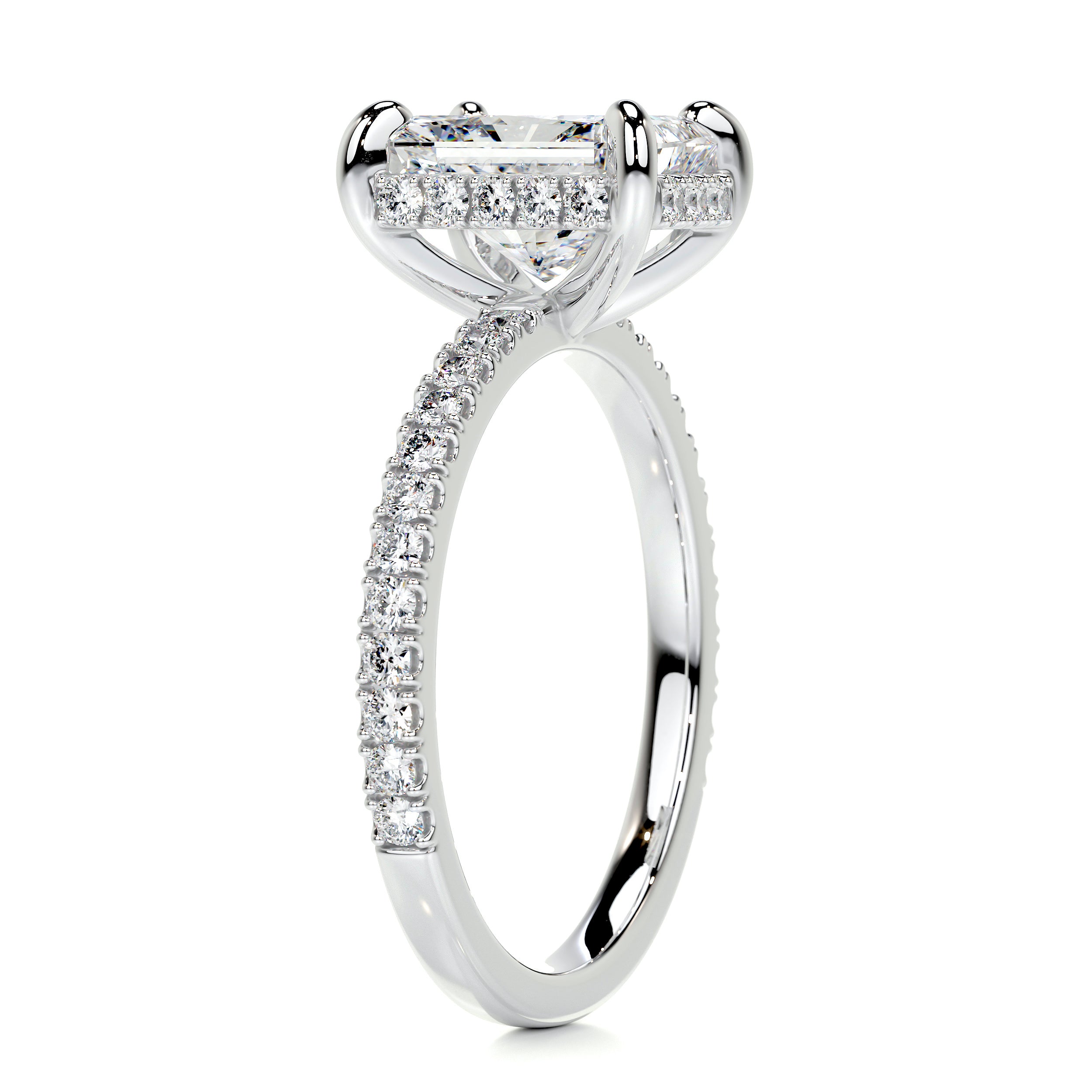Luna Diamond Engagement Ring -14K White Gold、mySite、hinf8tx79